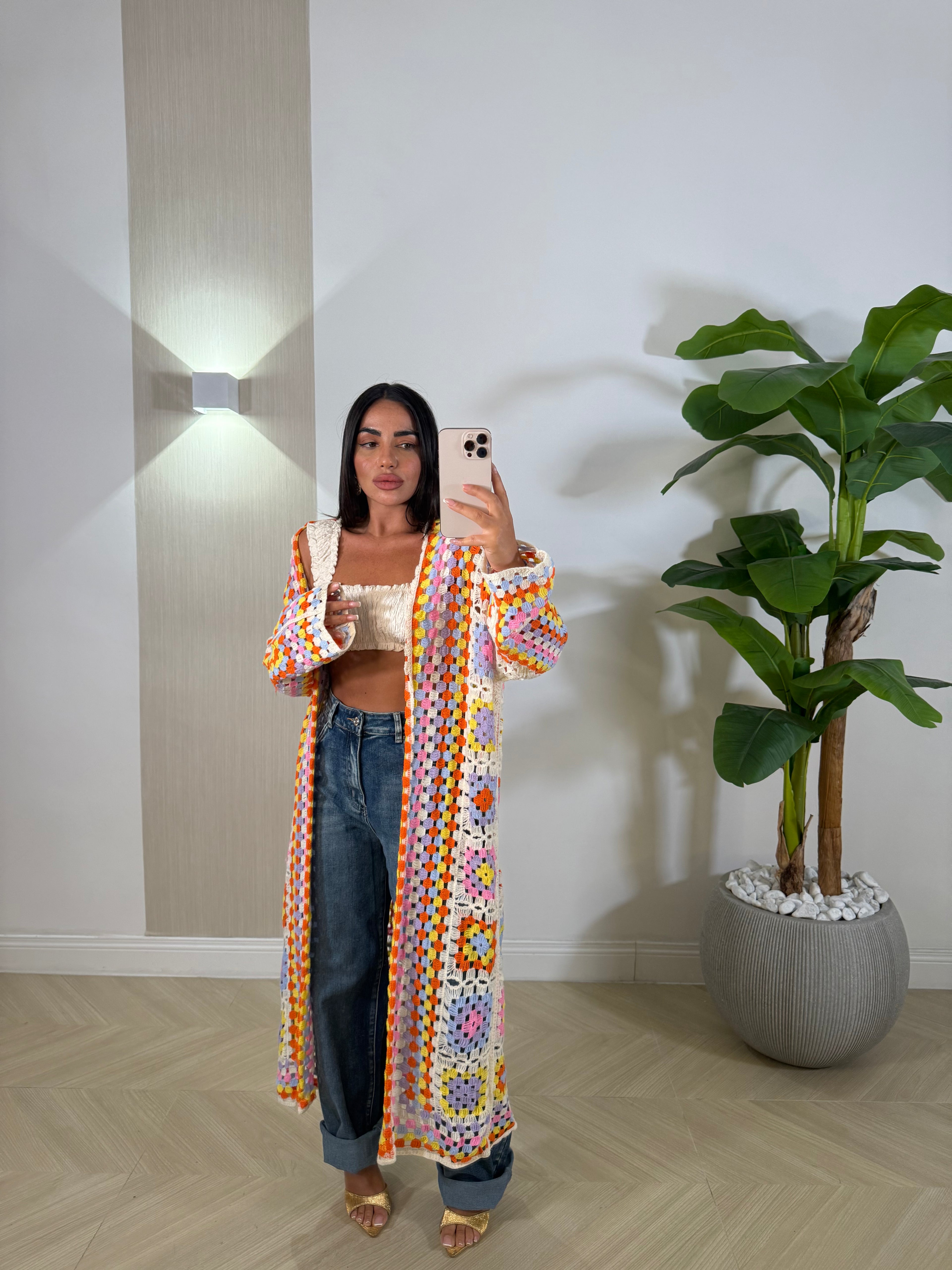Kimono multicolore