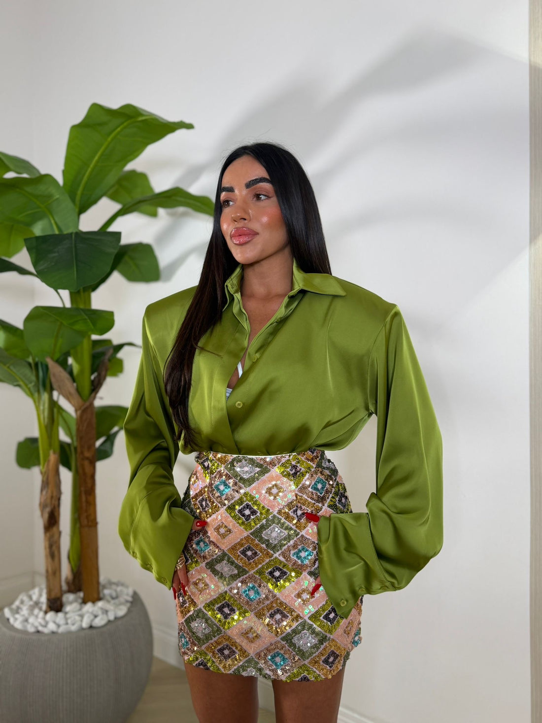 Camicia Malis in Raso