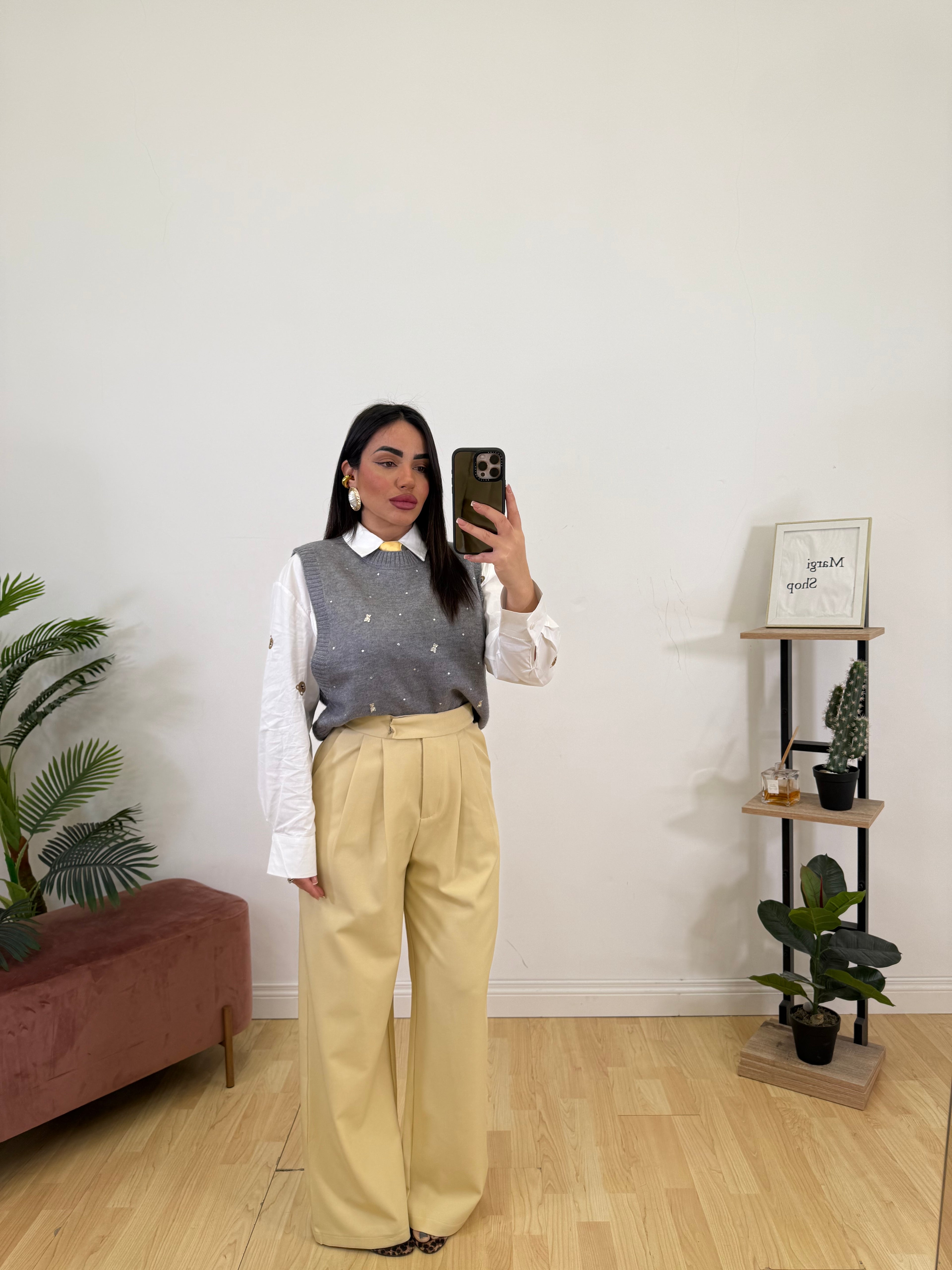 Pantalone Sheila Giallo