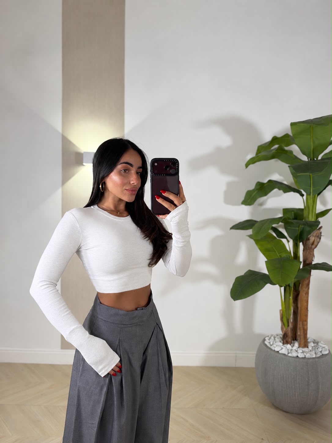 Maglia Crop Wow