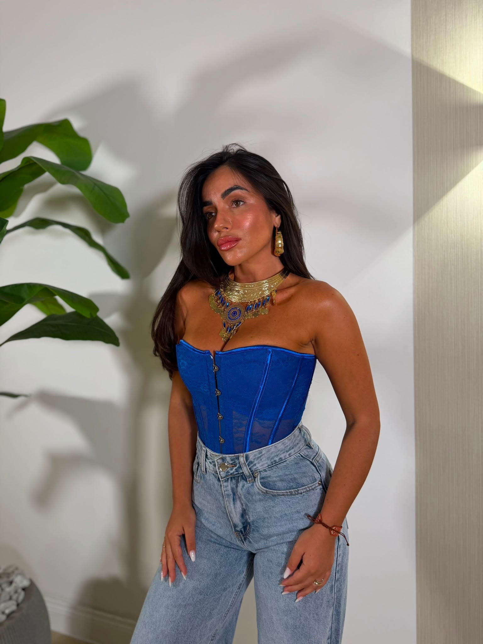 Corpetto Candy Blu