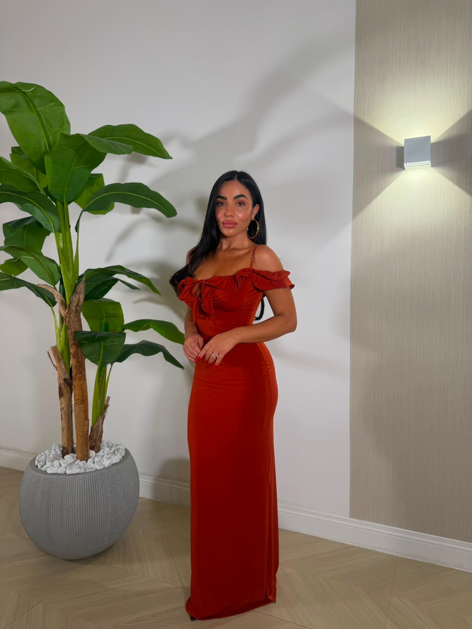 Dress Nisiros Ruggine