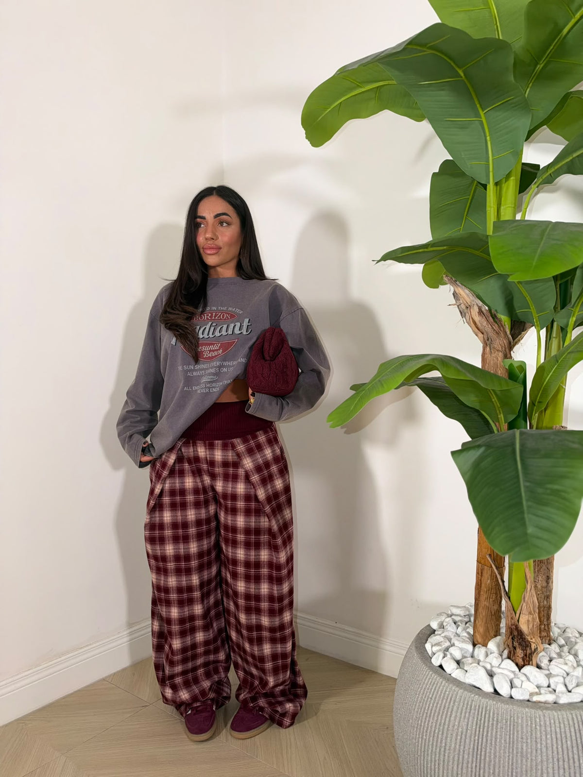 Pantalone Nora A Quadri