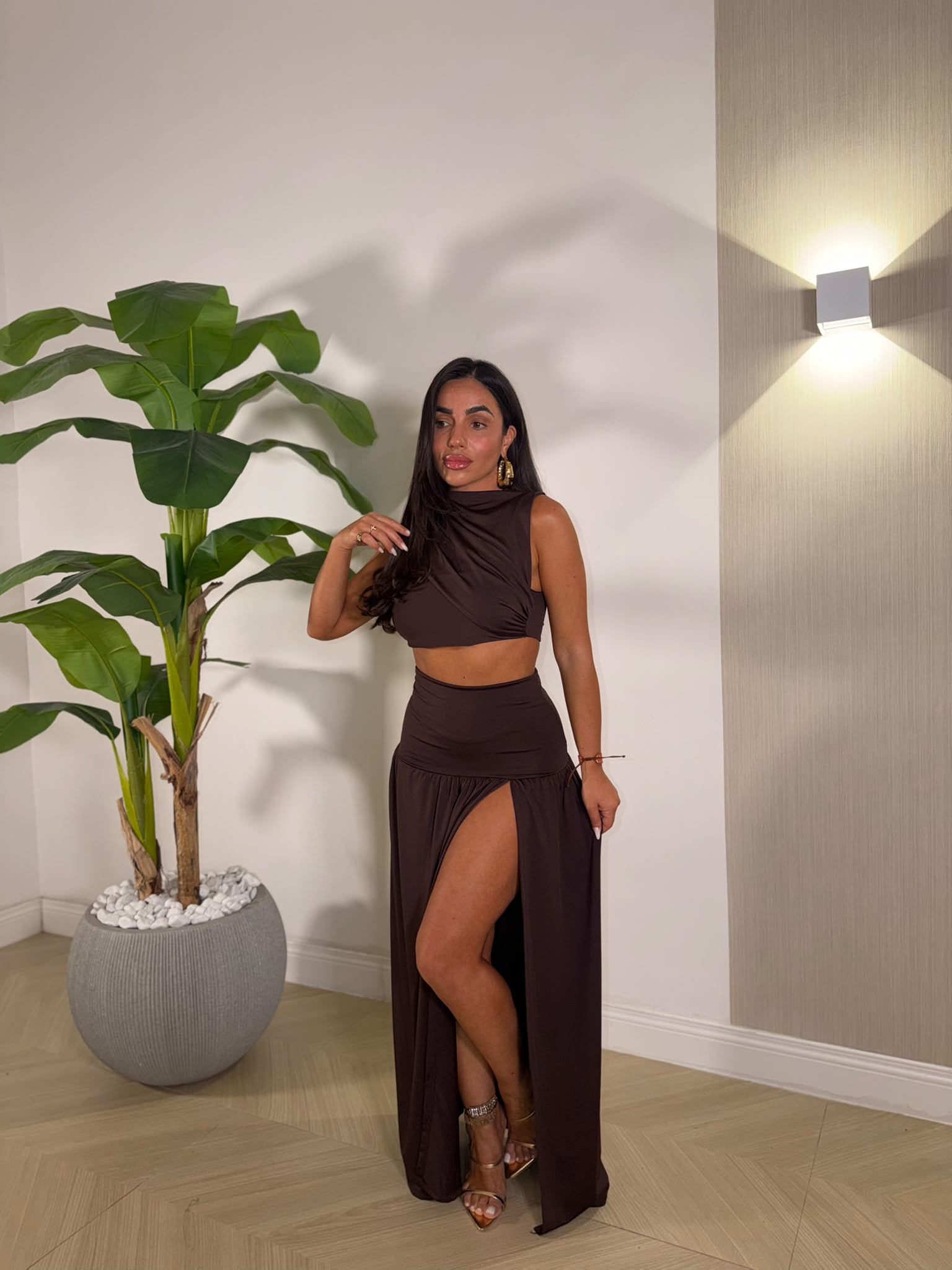 Coordinato Senorita Marrone