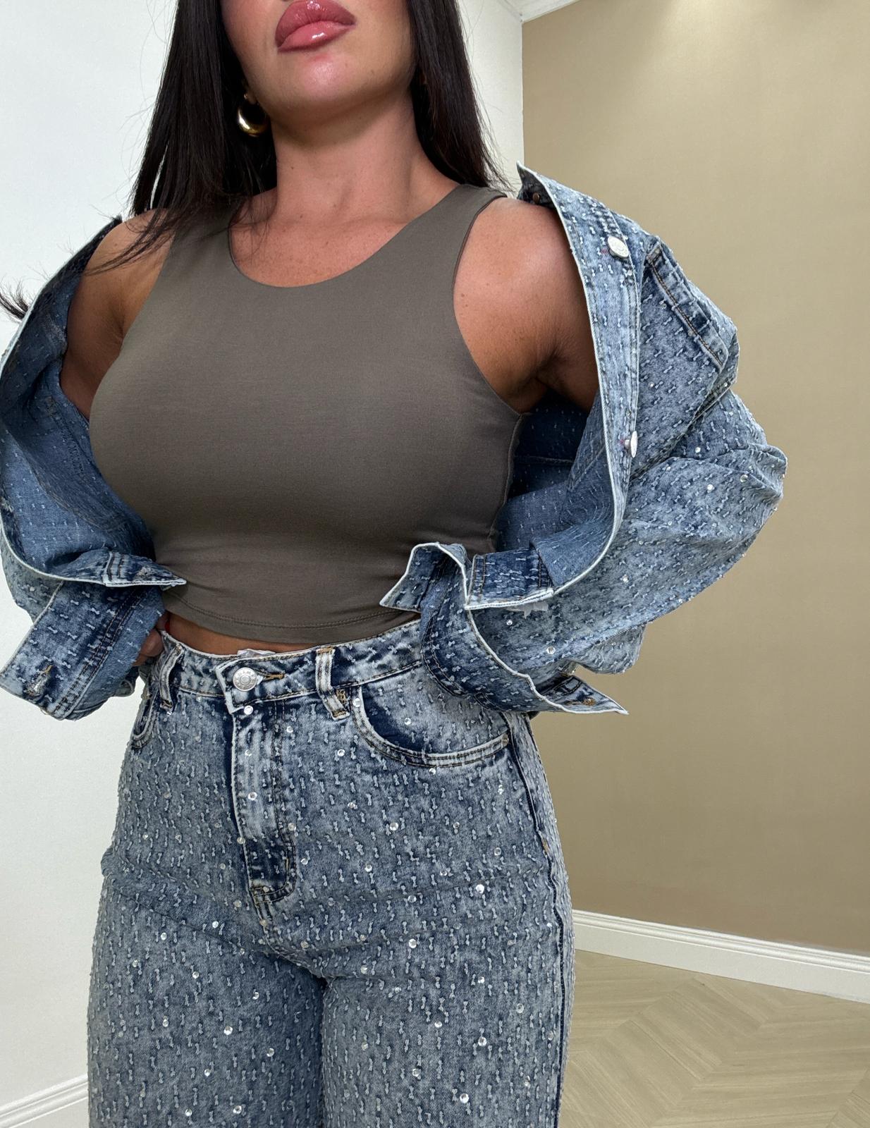 Canotta crop elastica