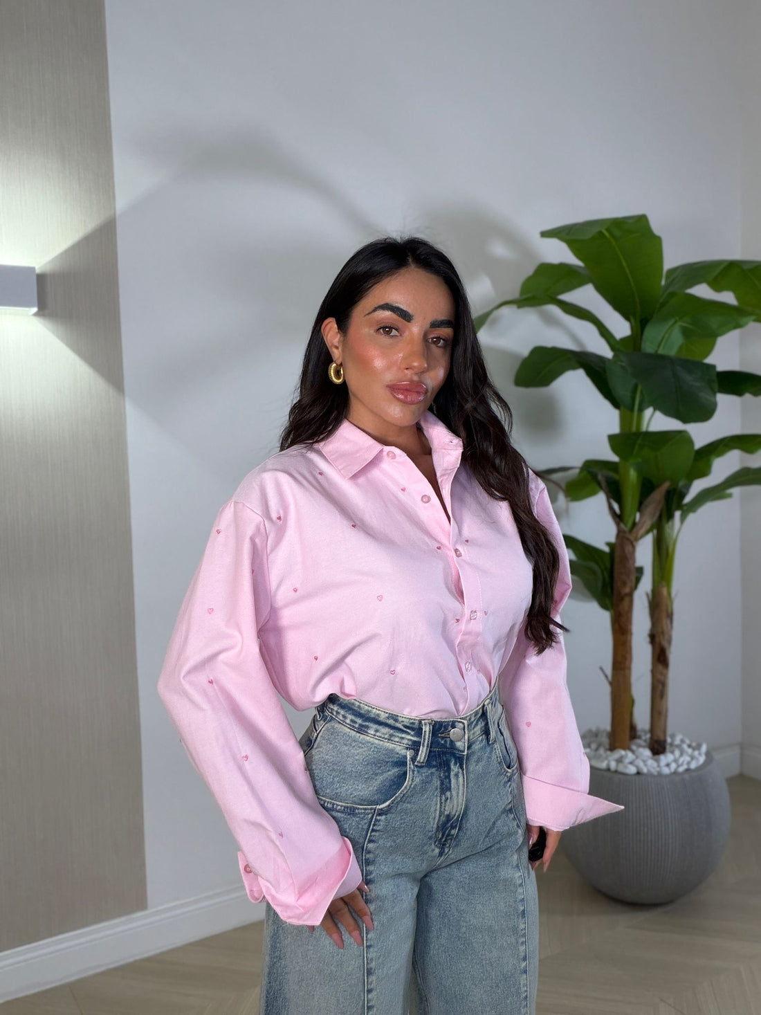 Camicia con Cuoricini