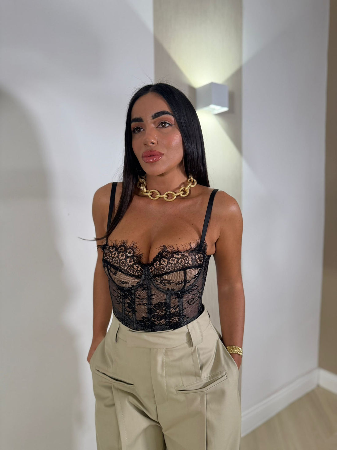 Corpetto Delfina Nero