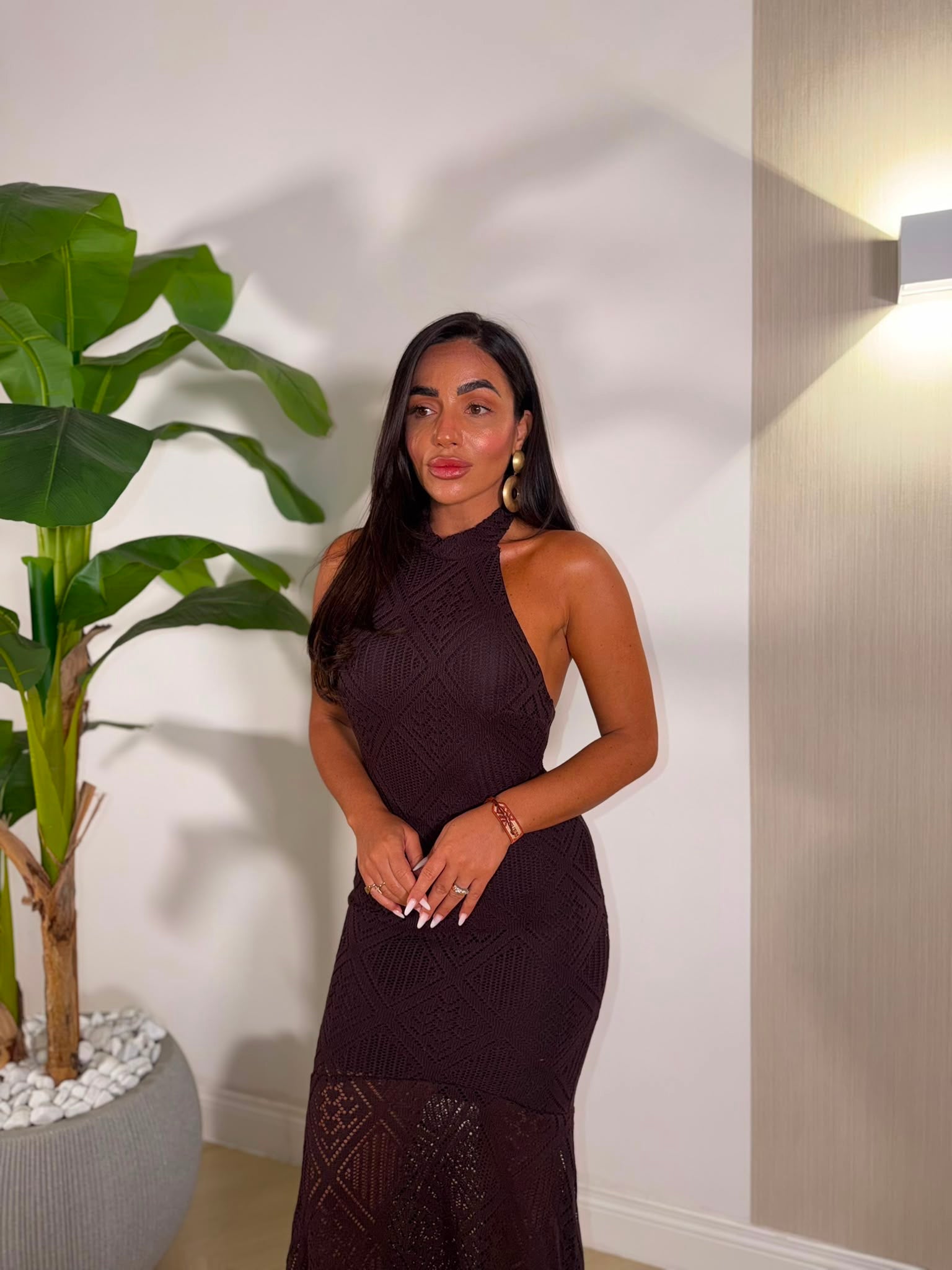 Dress Bronceador Marrone