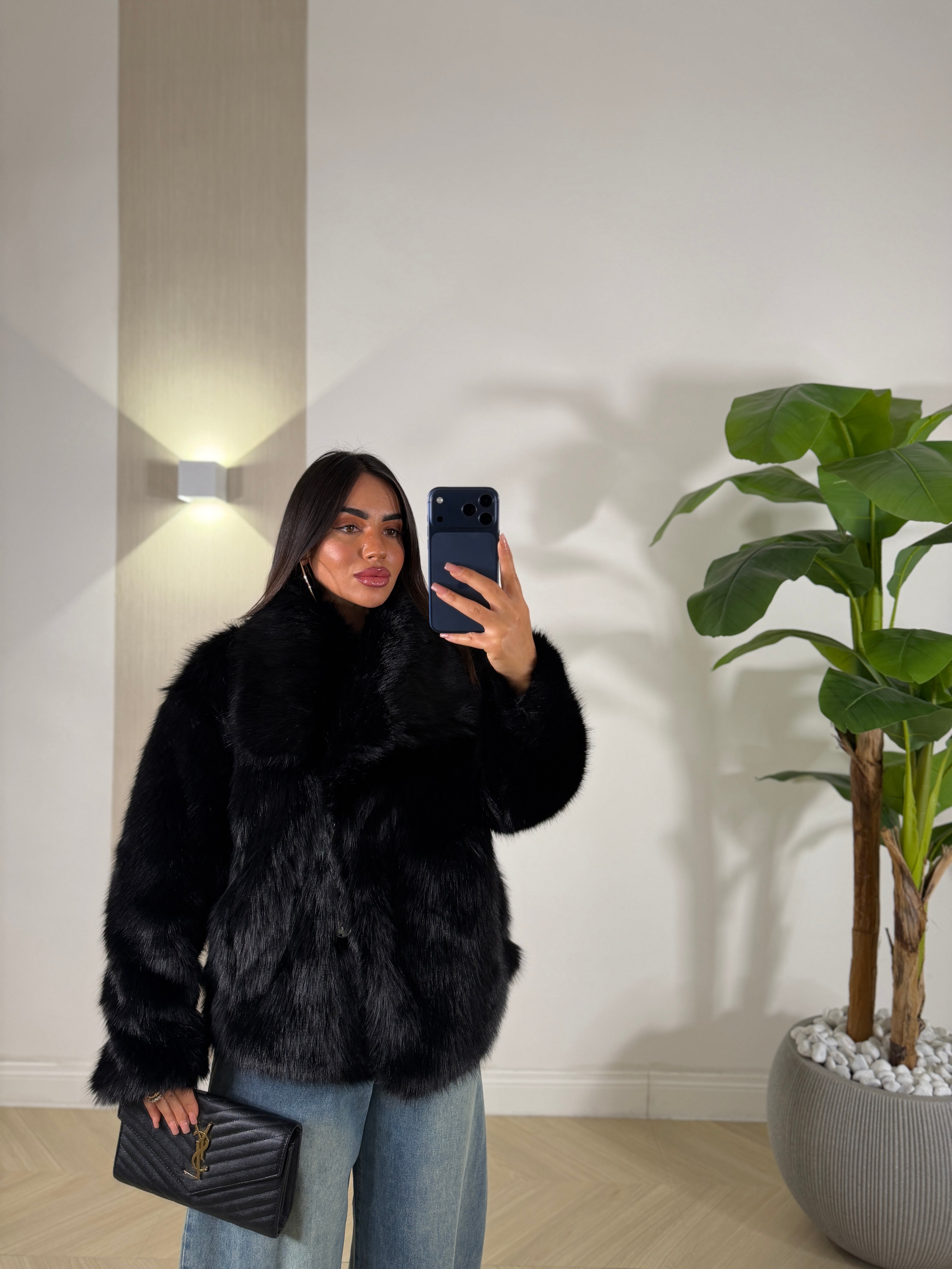 Pelliccia Morbidosa Nera