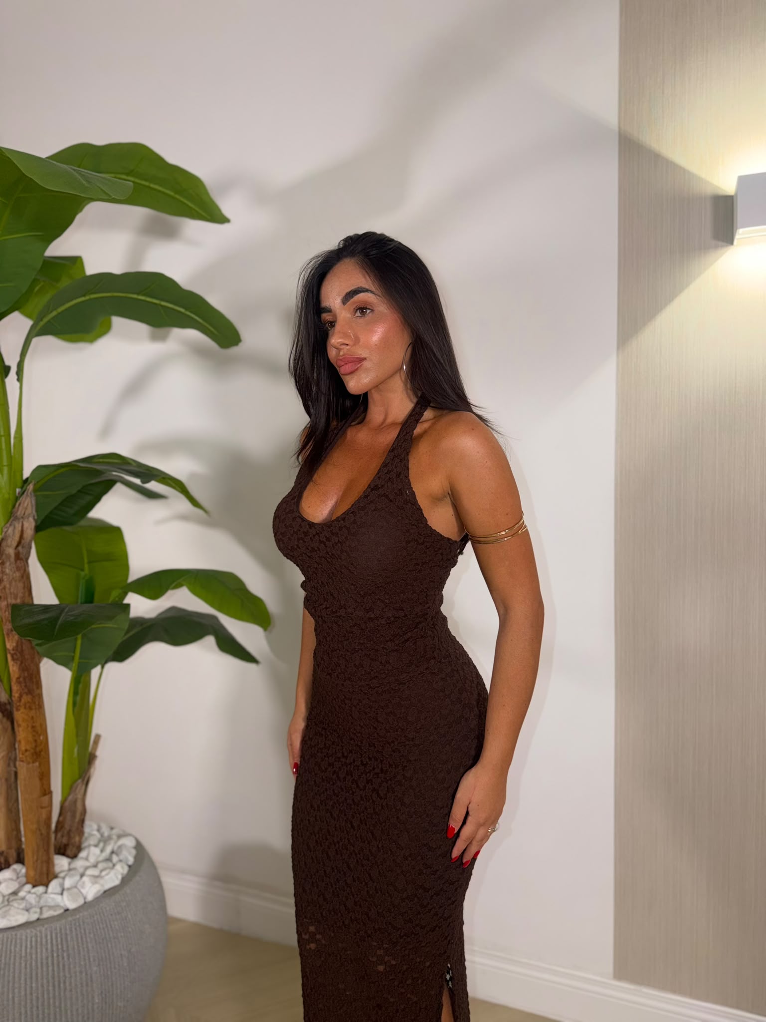 Dress Punta Cana Marrone