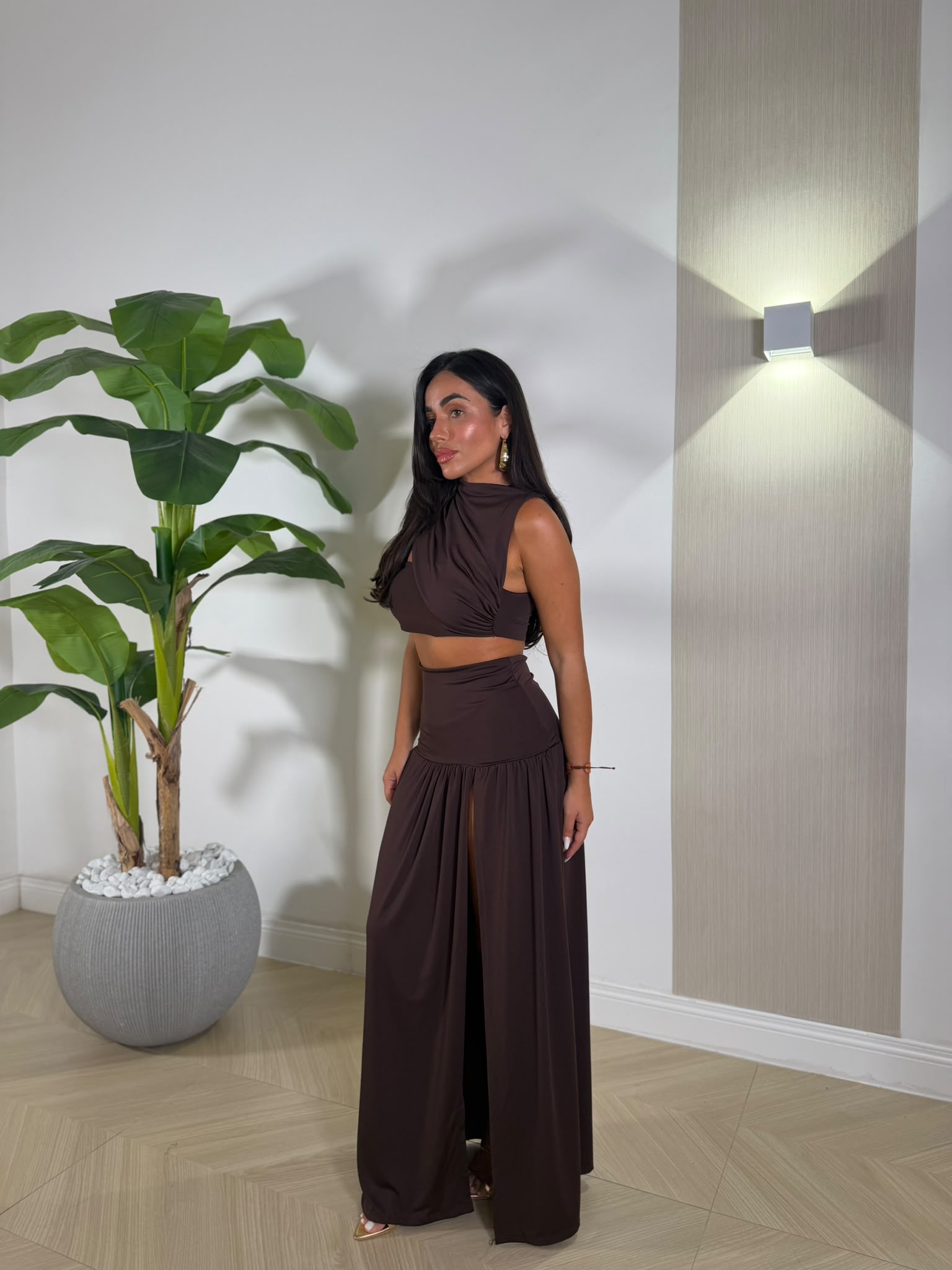 Coordinato Senorita Marrone