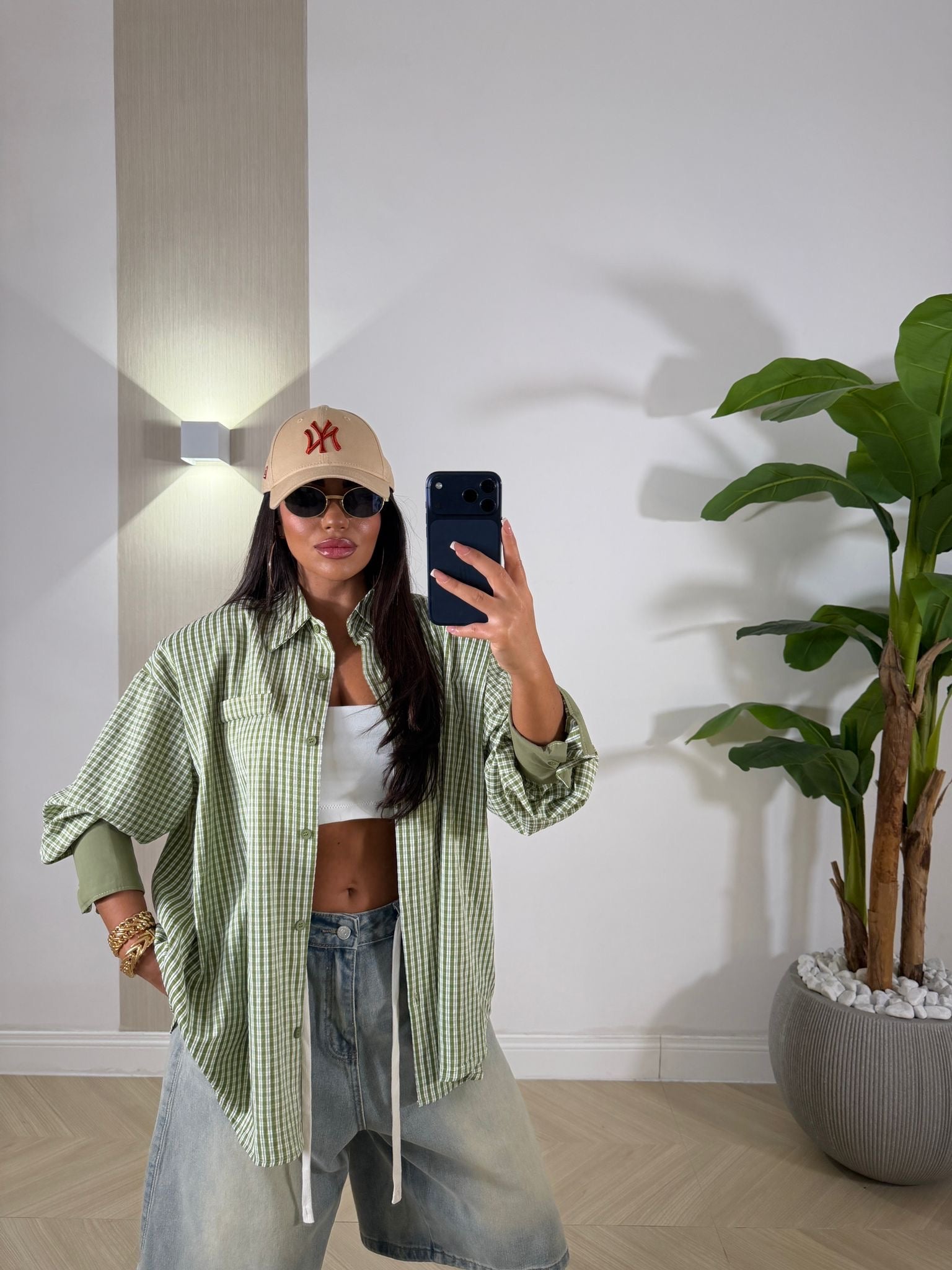 Camicia Rainbow Verde