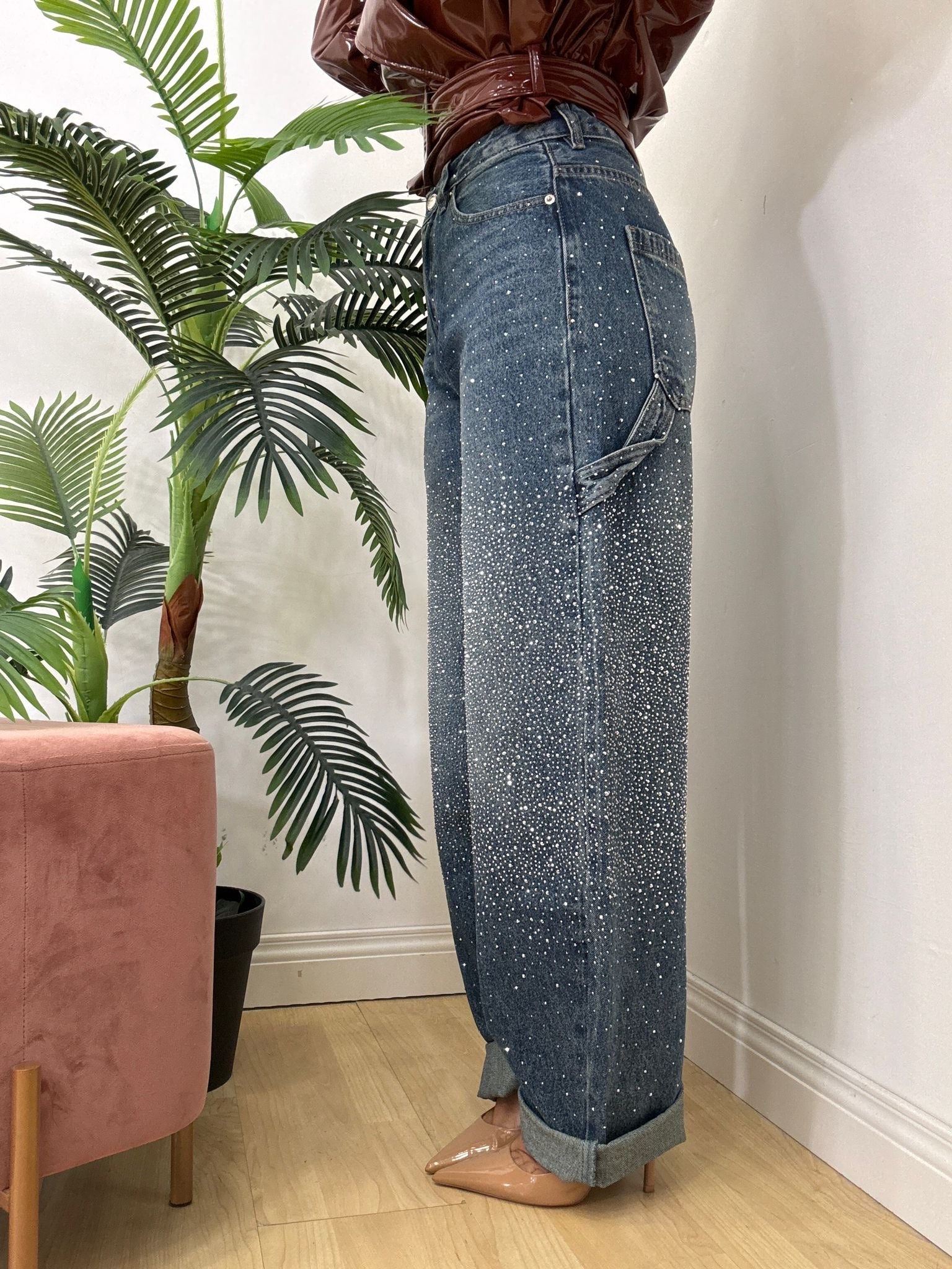 Jeans Ballon Brillantini