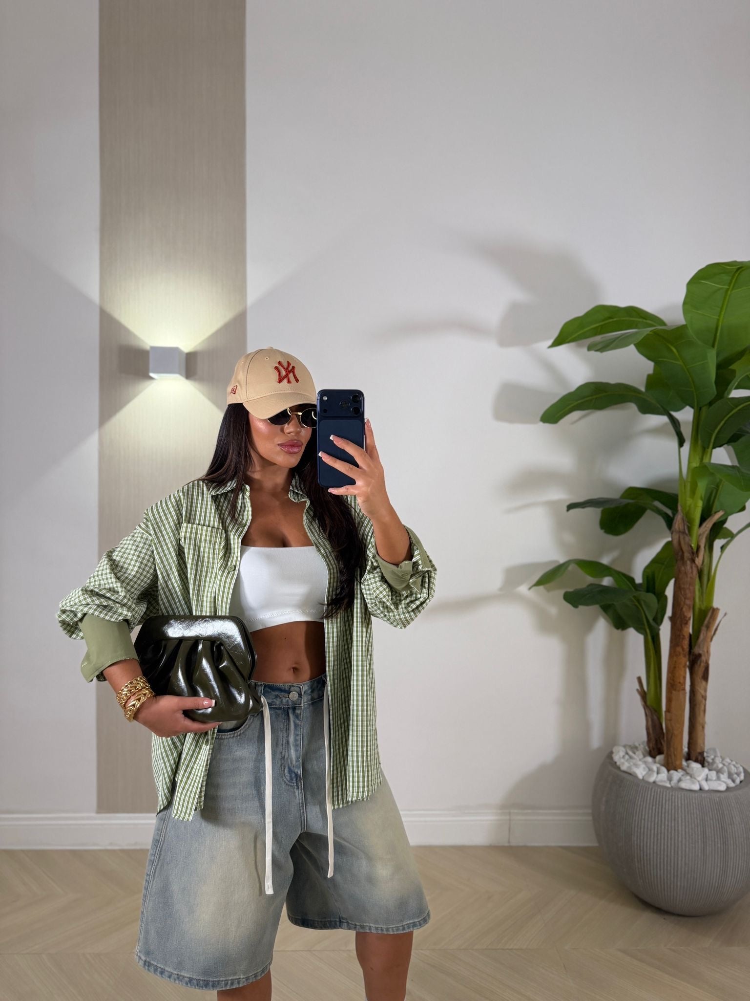 Camicia Rainbow Verde