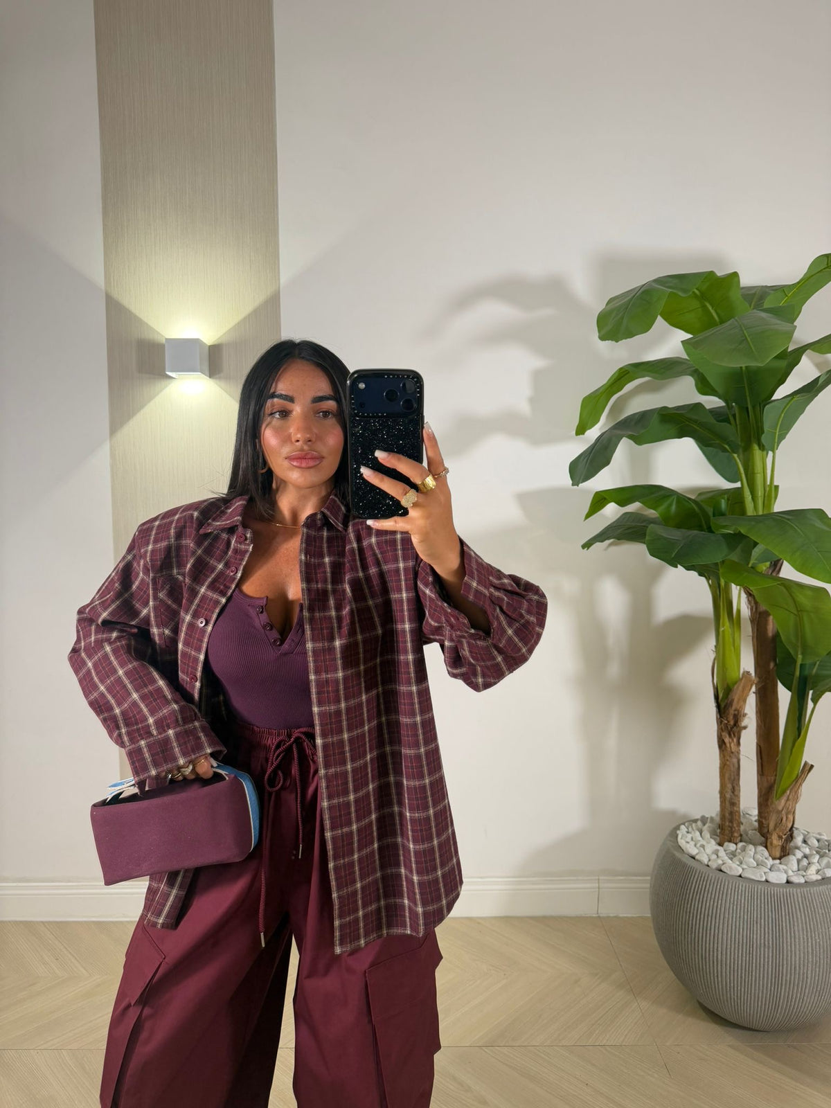 Camicia Roger Bordeaux