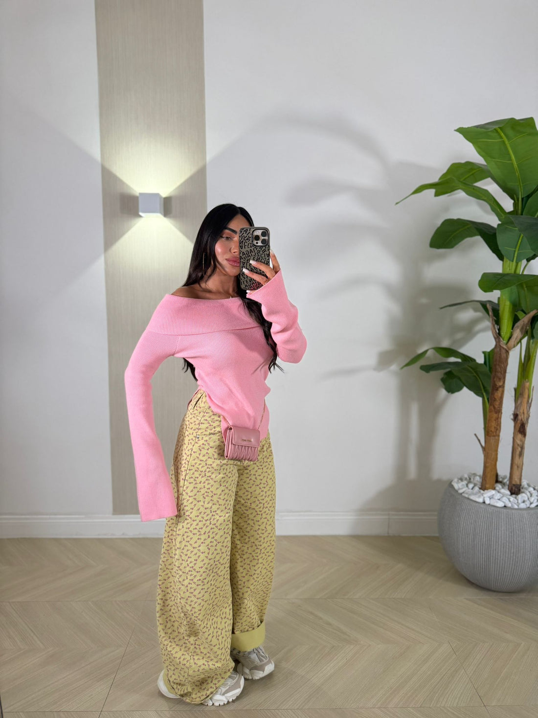 Jeans Fiorellini Giallo