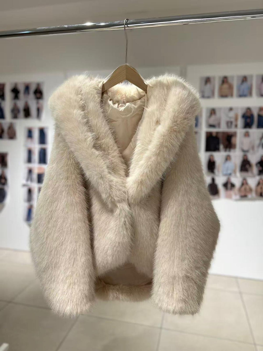 Pelliccia Barbie Panna