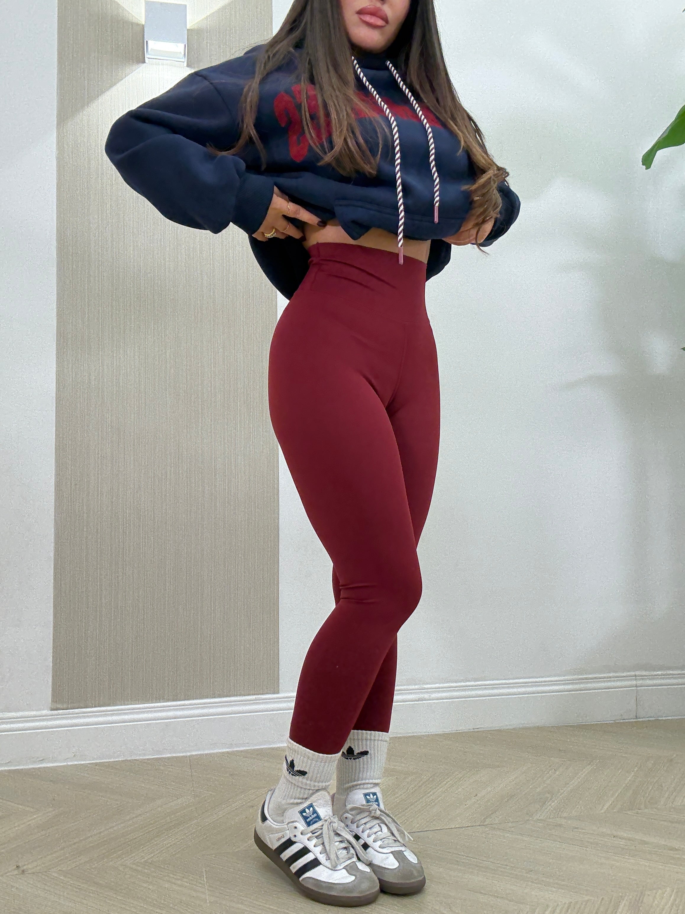 Leggins Super Fit Bordeaux