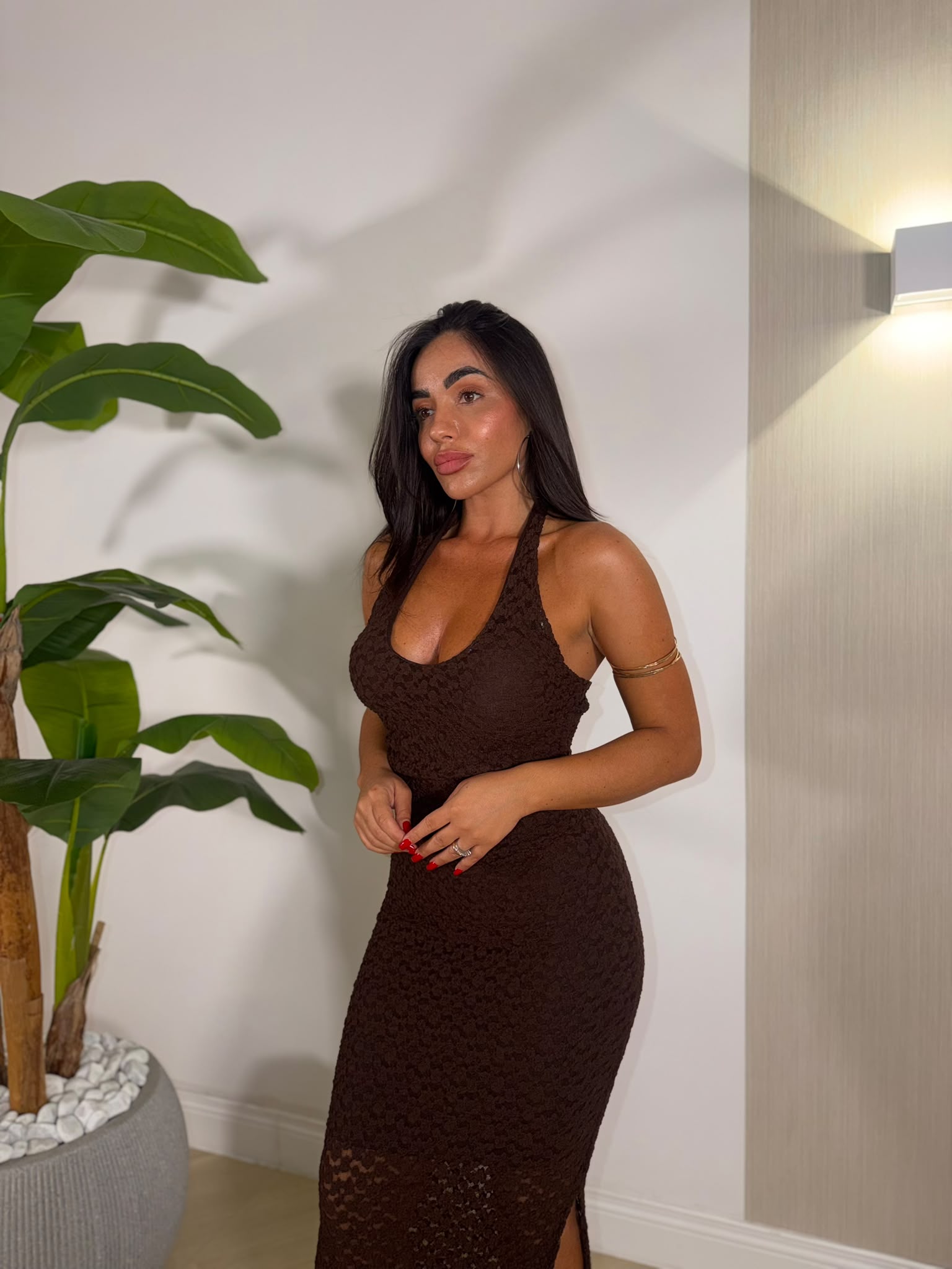 Dress Punta Cana Marrone