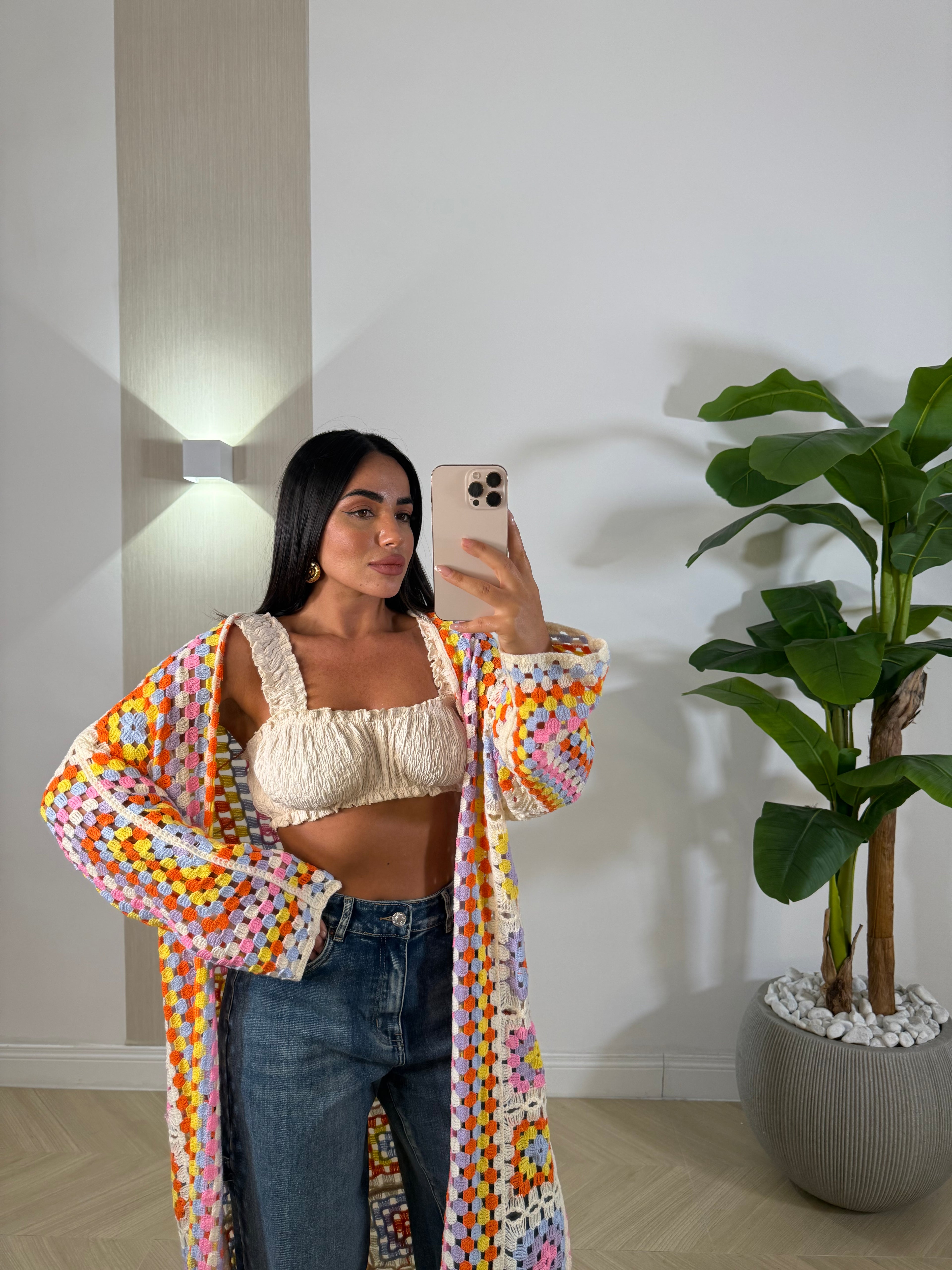 Kimono multicolore