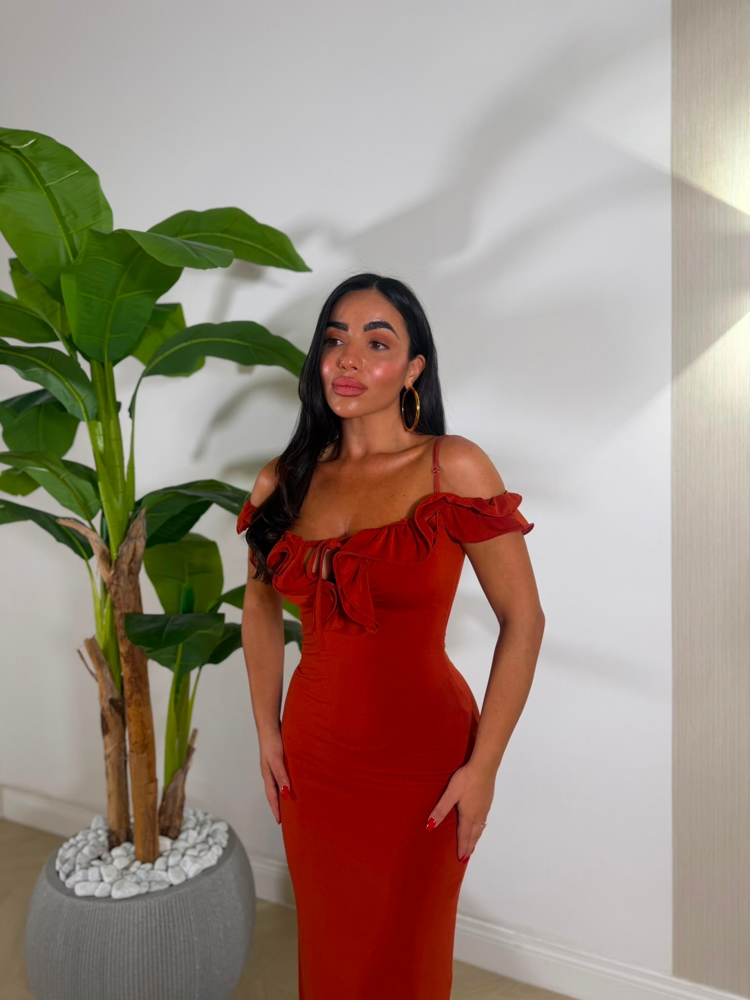Dress Nisiros Ruggine