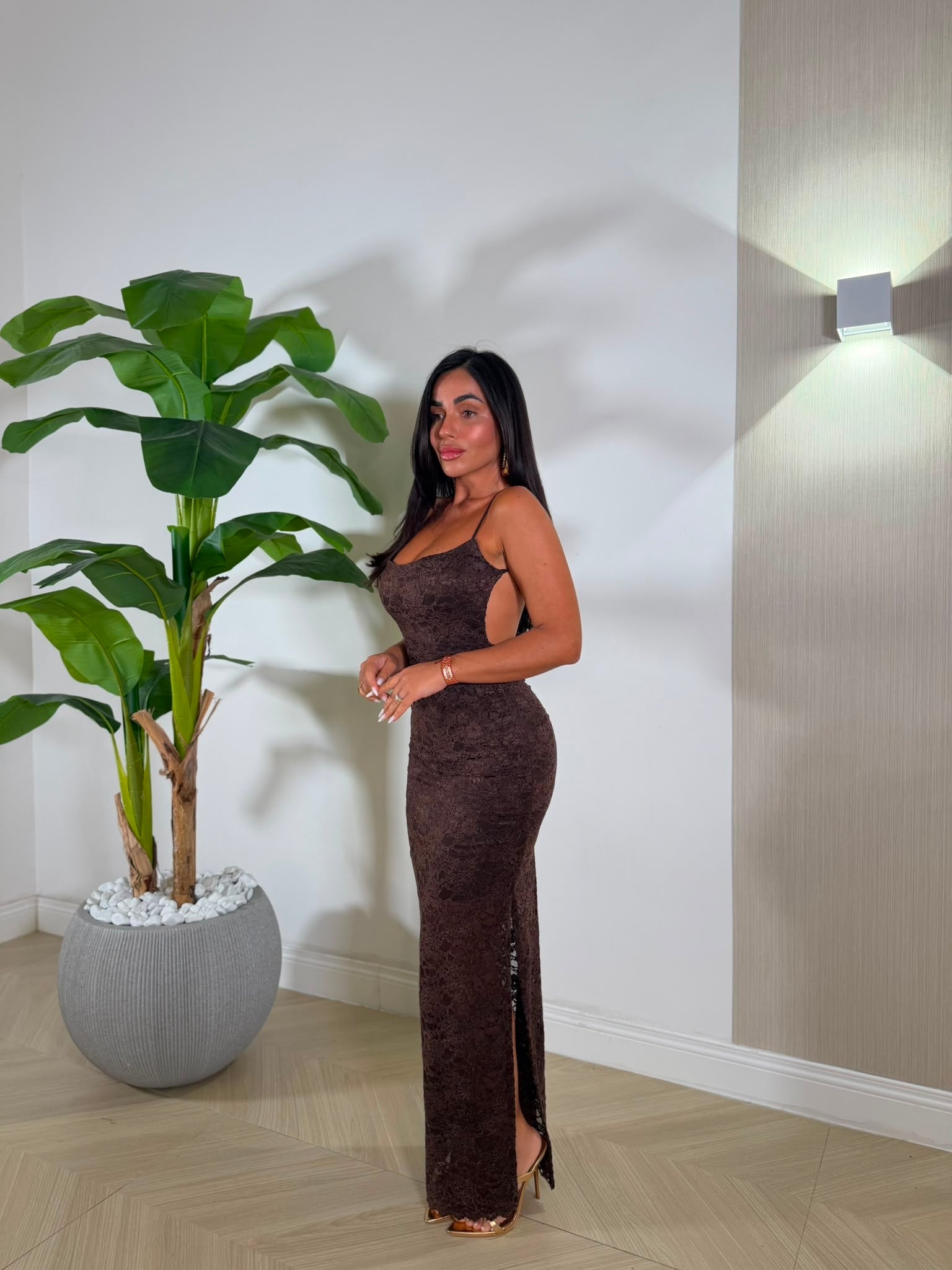 Dress Cristal Marrone