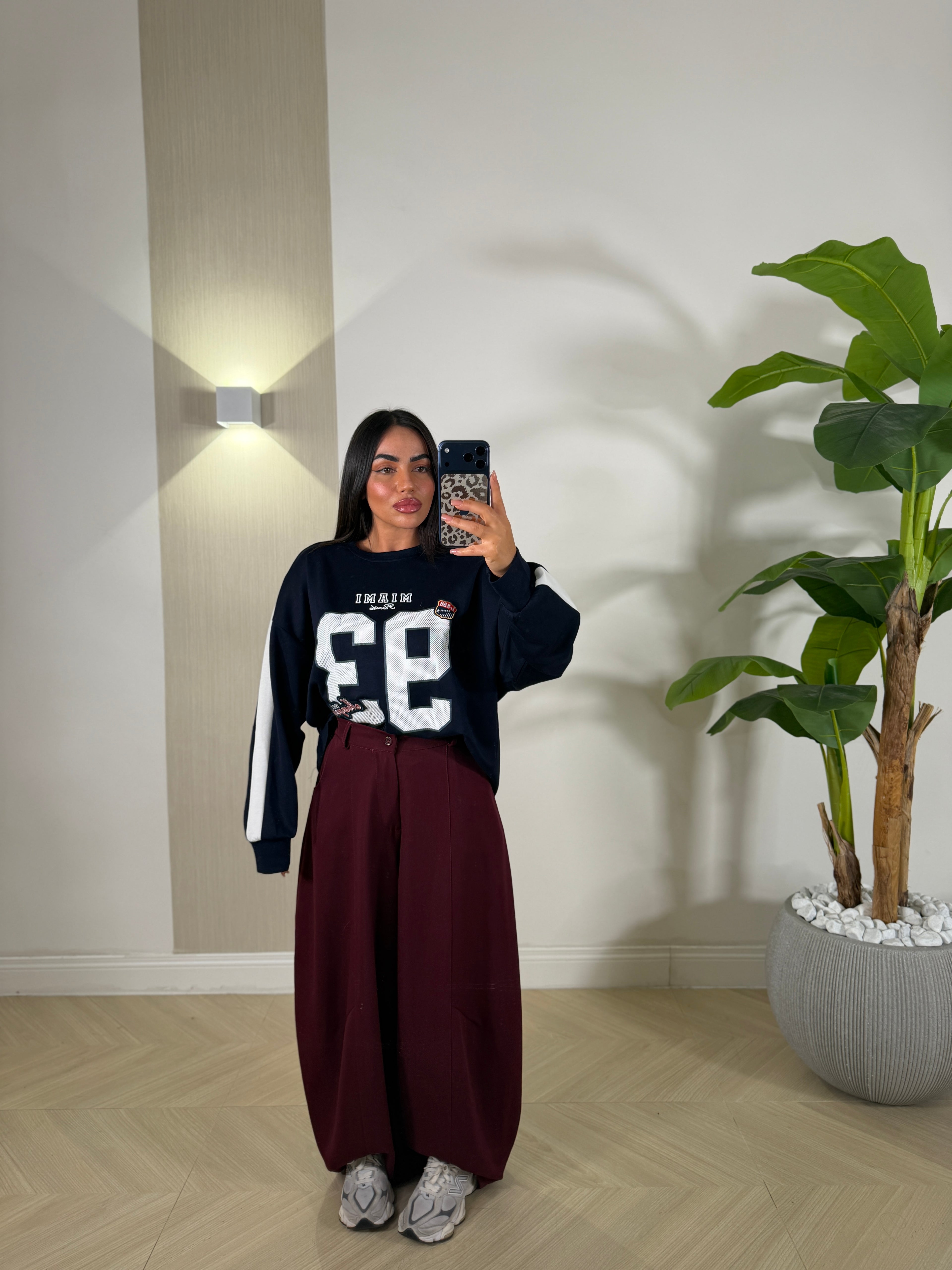 Pantalone Enock Bordeaux