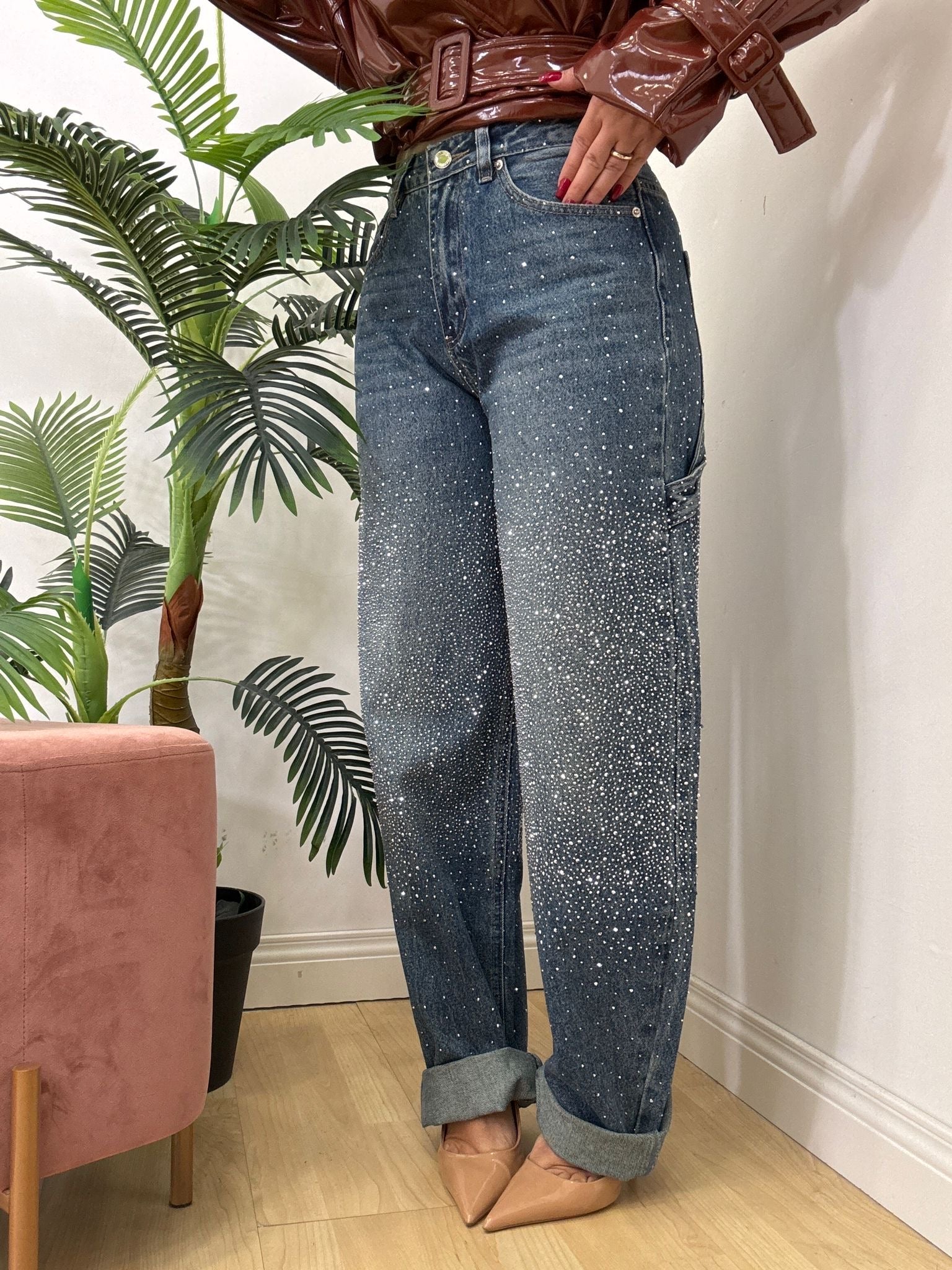 Jeans Ballon Brillantini