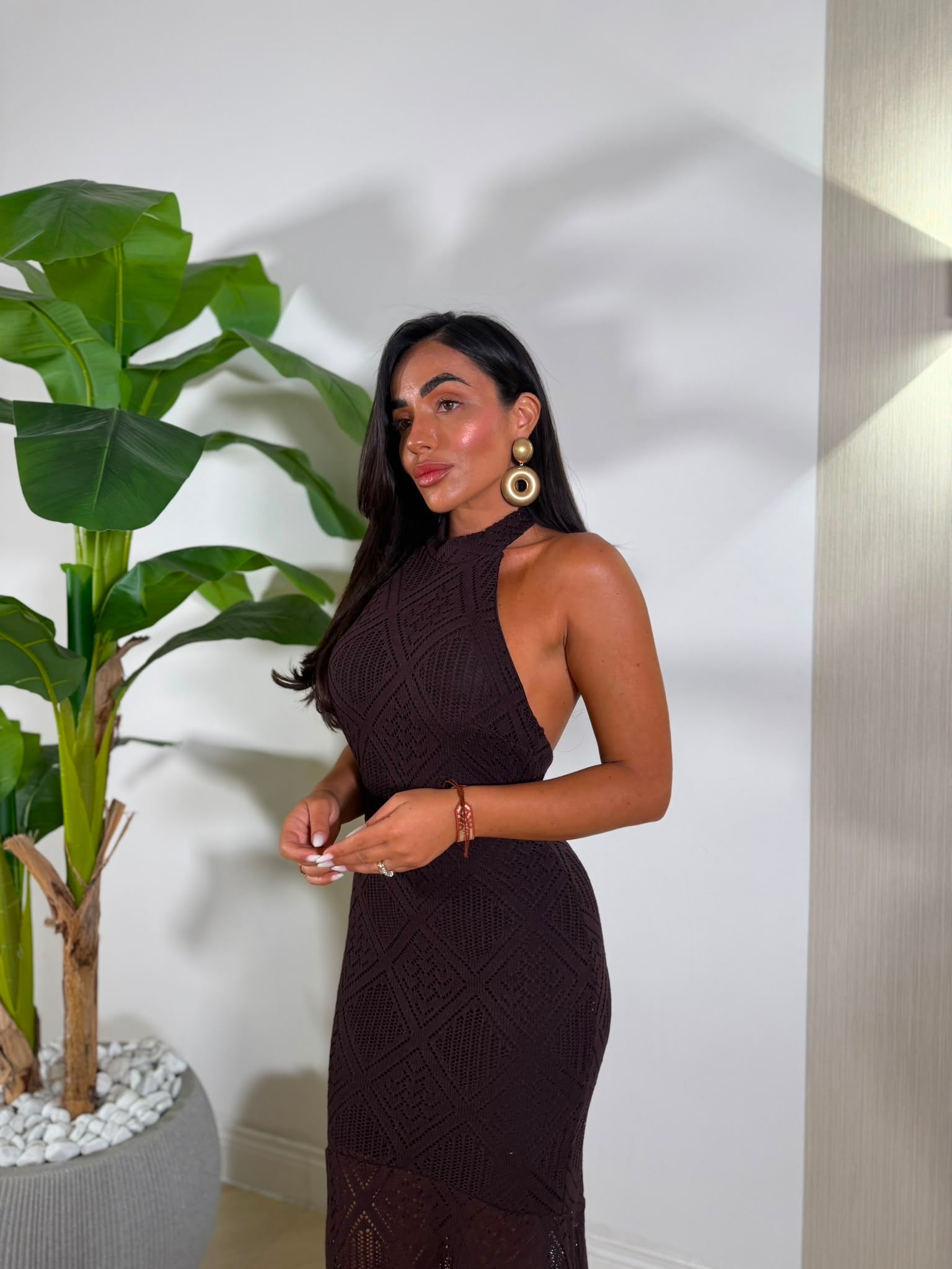 Dress Bronceador Marrone