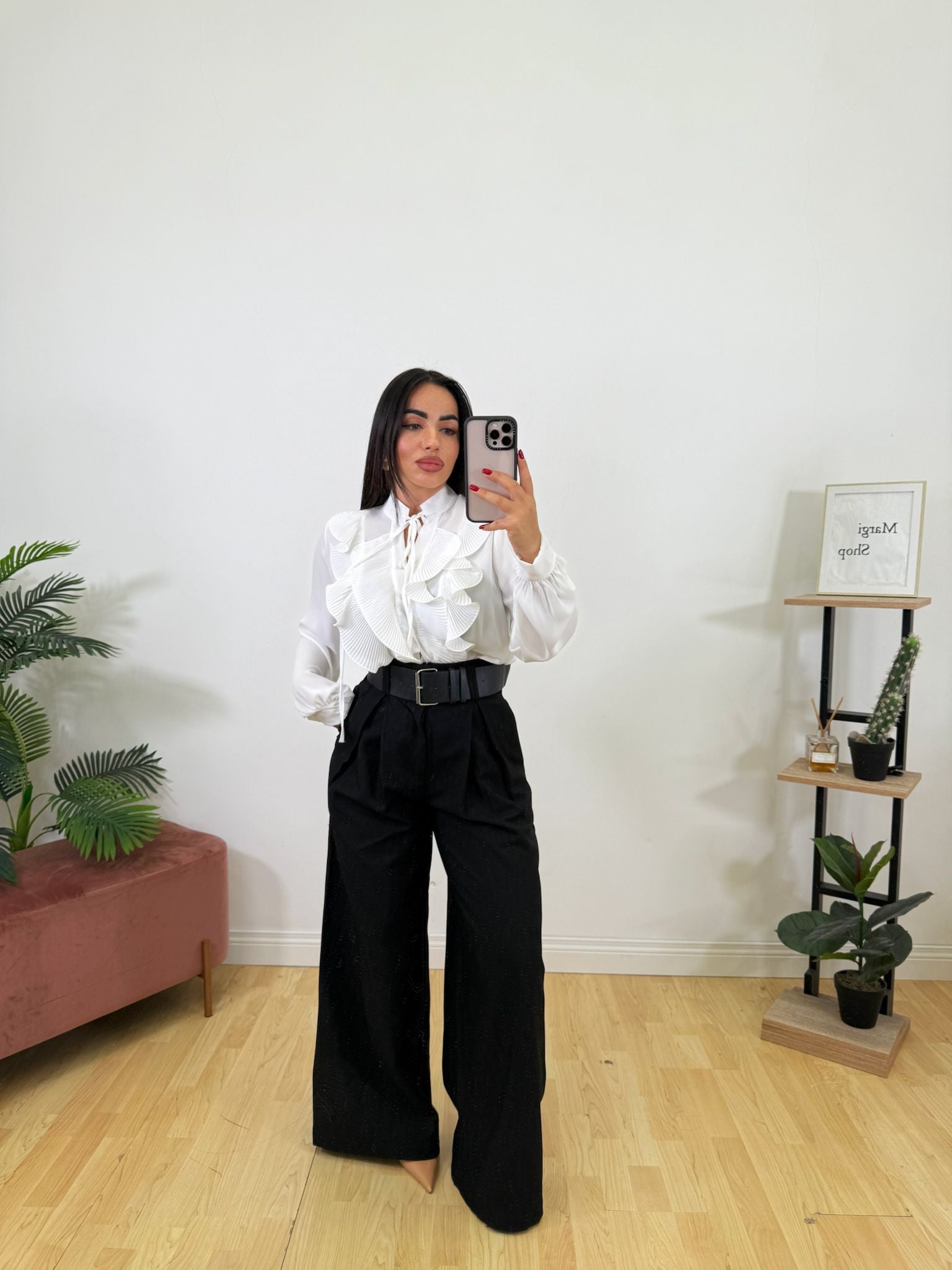 Pantalone Cinturone Nero