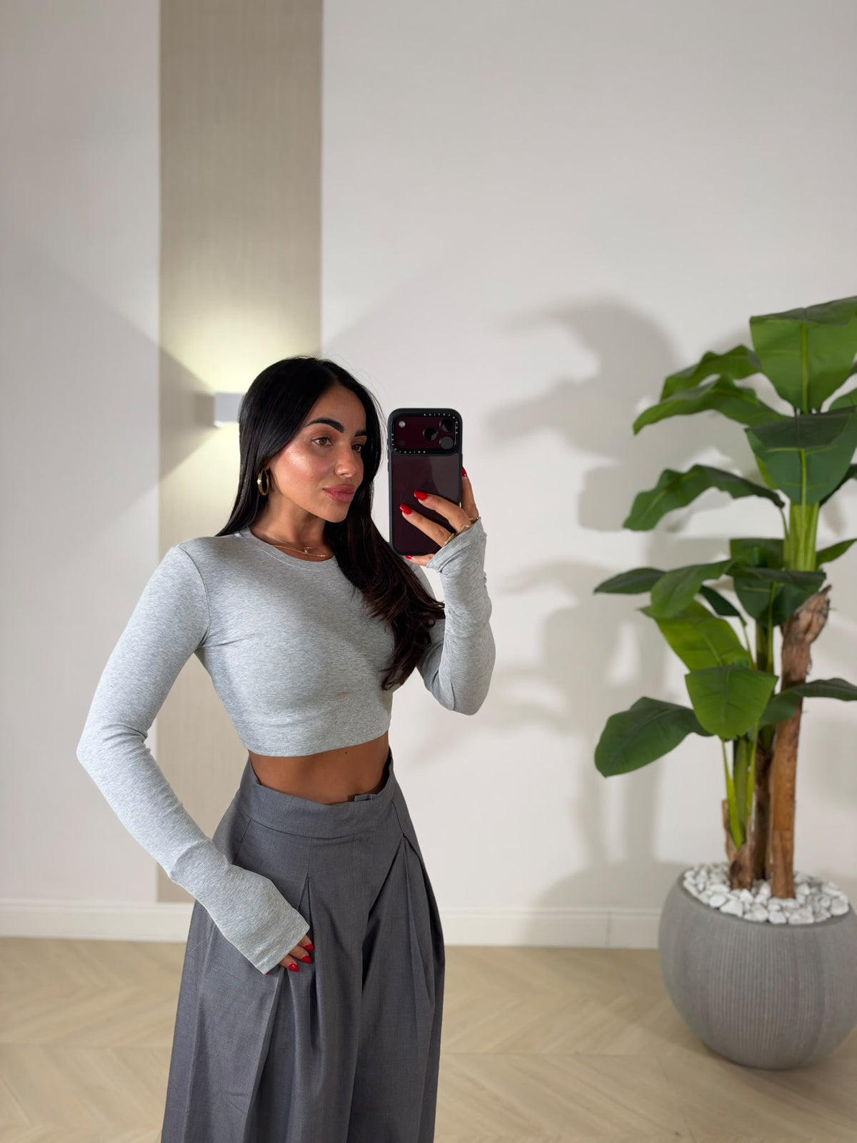 Maglia Crop Wow