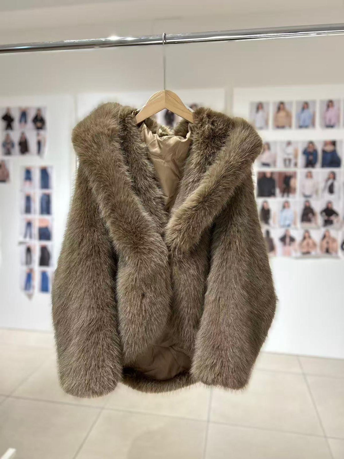 Pelliccia Barbie Marroncino