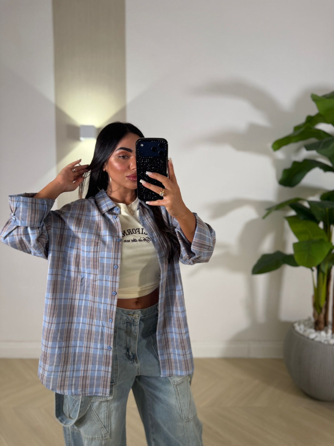 Camicia Drift Celeste