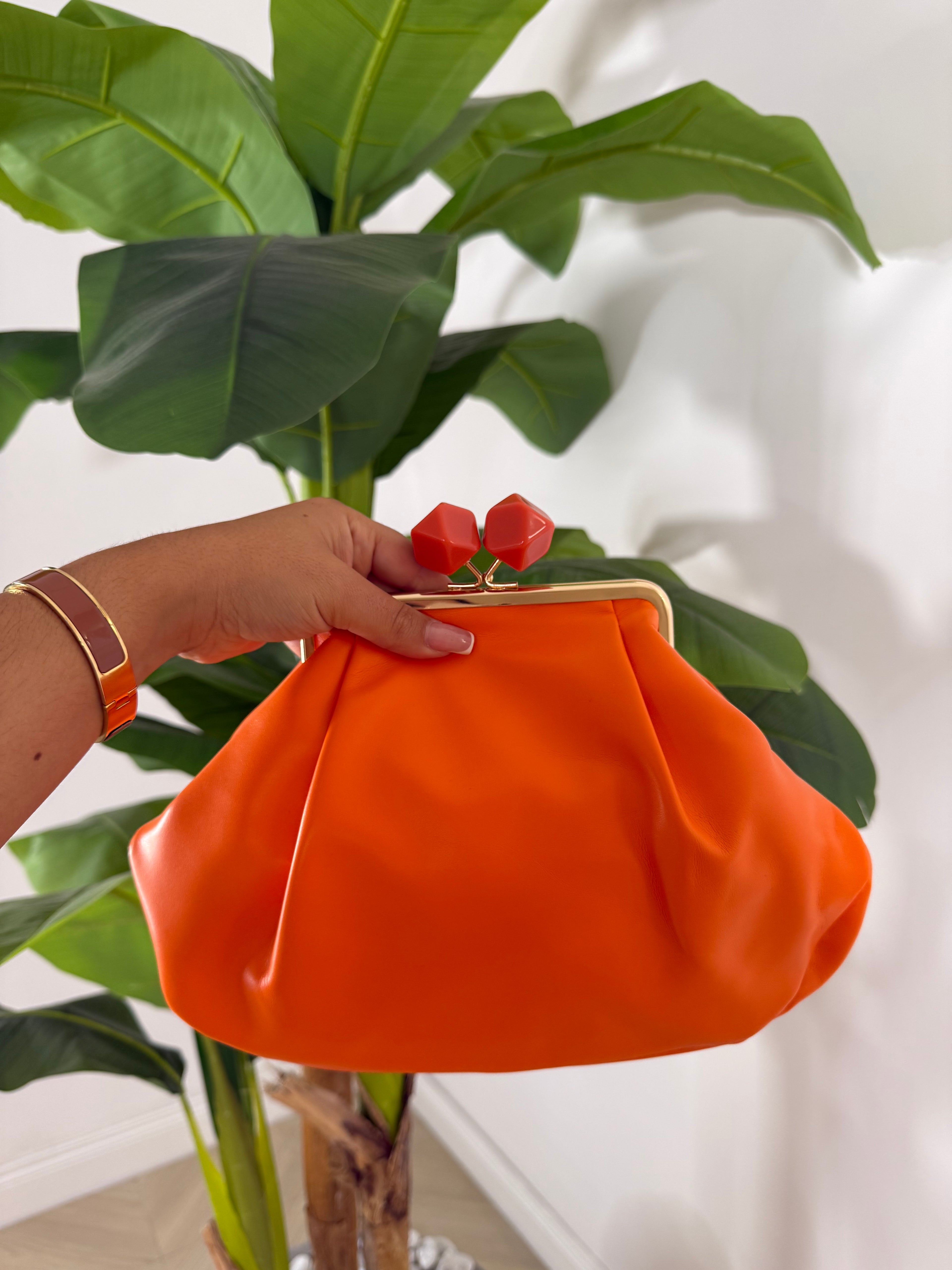 Borsa Pochette orange