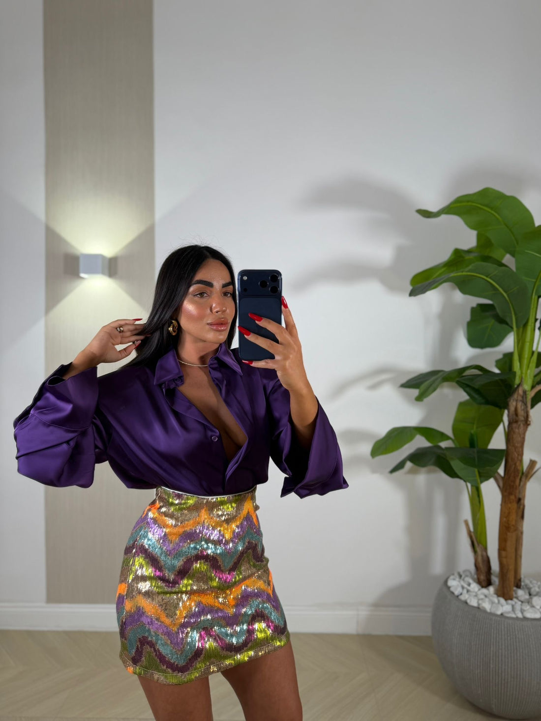 Camicia Malis in Raso