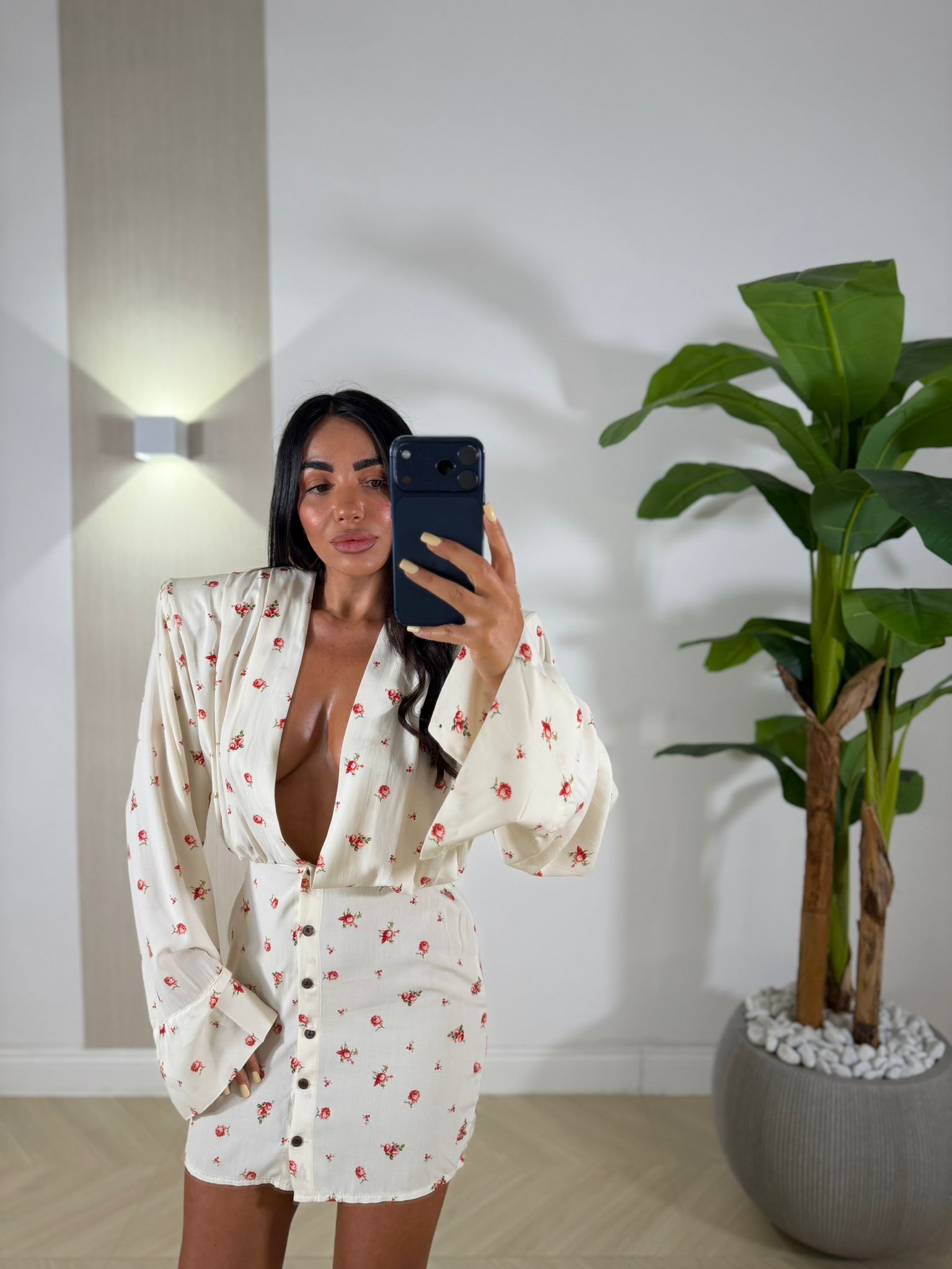 Dress Camicia Fiori