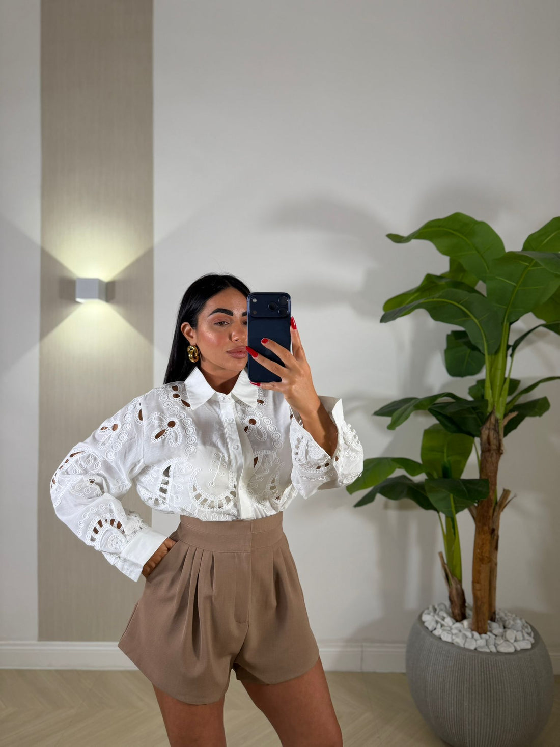 Camicia Ricamo Rowan