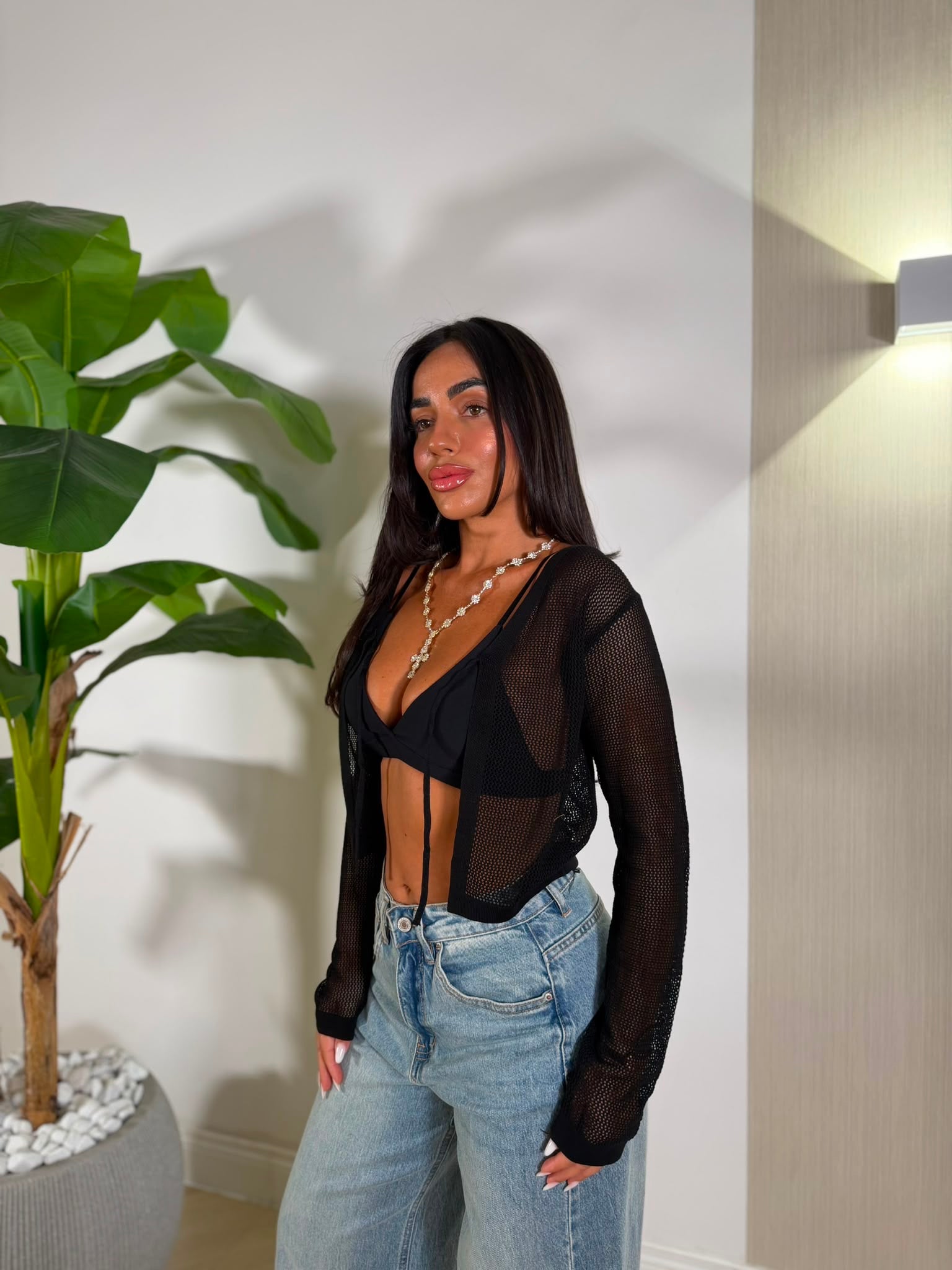 Cardigan Anita Nero