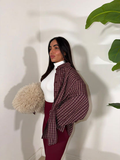Camicia Philippa Bordeaux