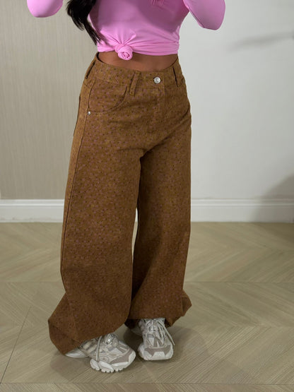 Jeans Fiorellini Marrone