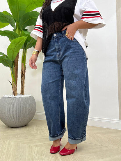 Jeans Ballon Blue