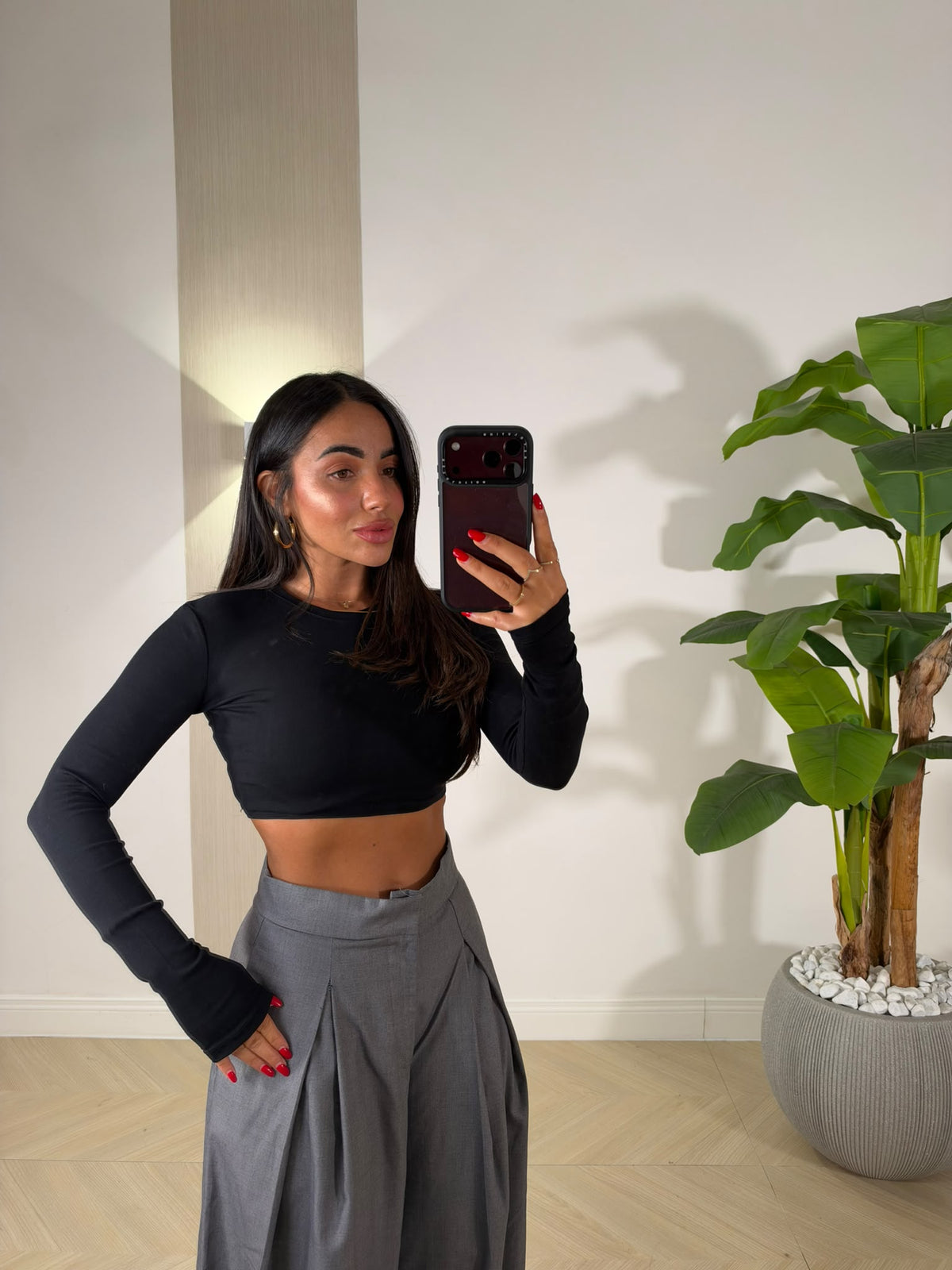 Maglia Crop Wow