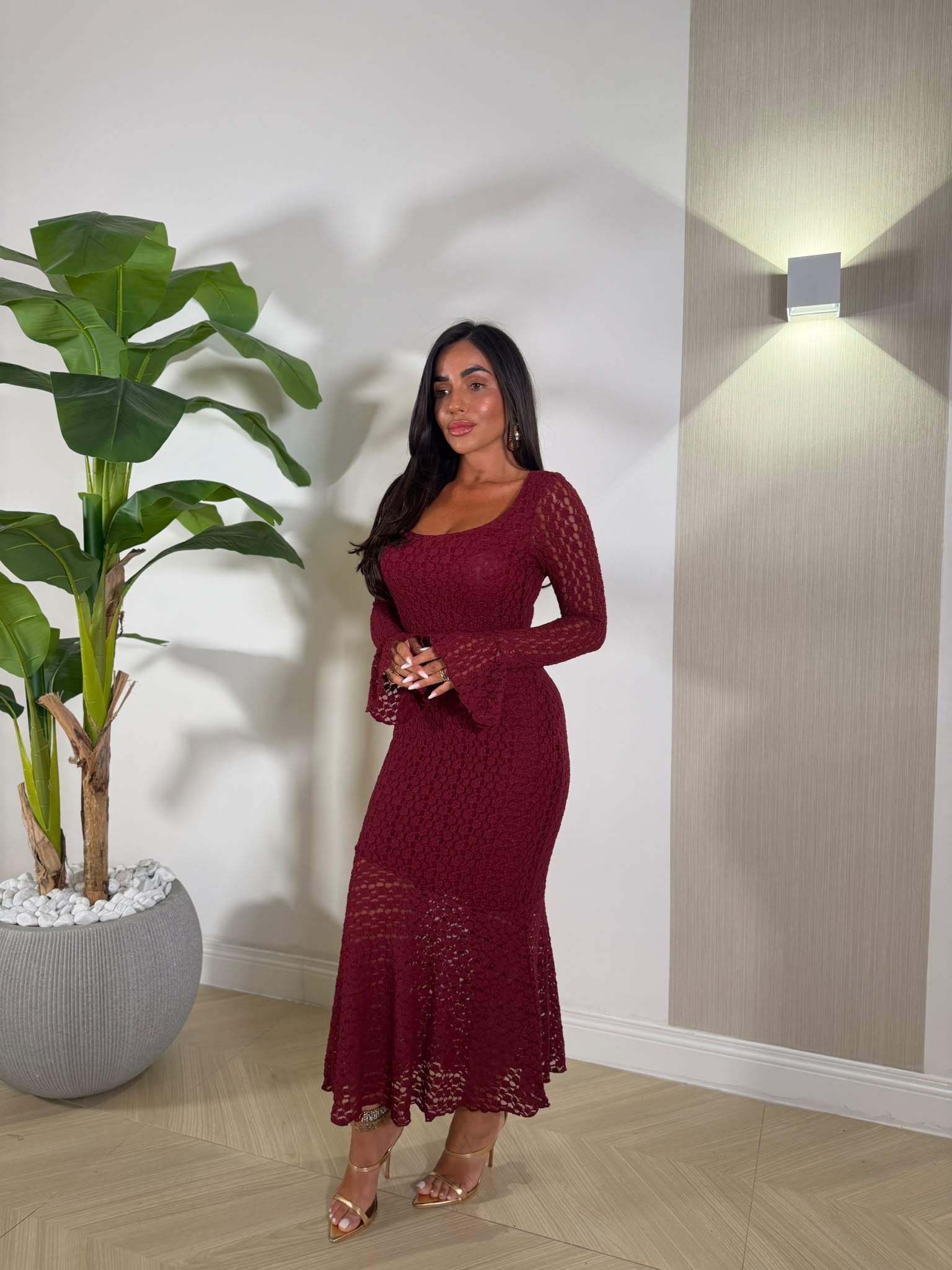 Dress Kenza Bordeaux