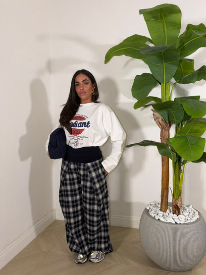 Pantalone Nora A Quadri