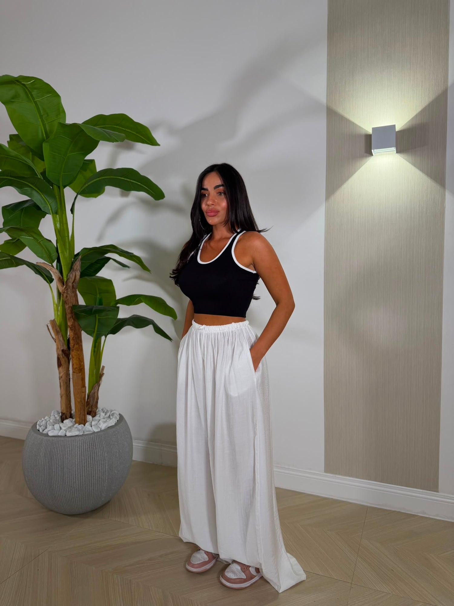 Pantalone Hally Bianco