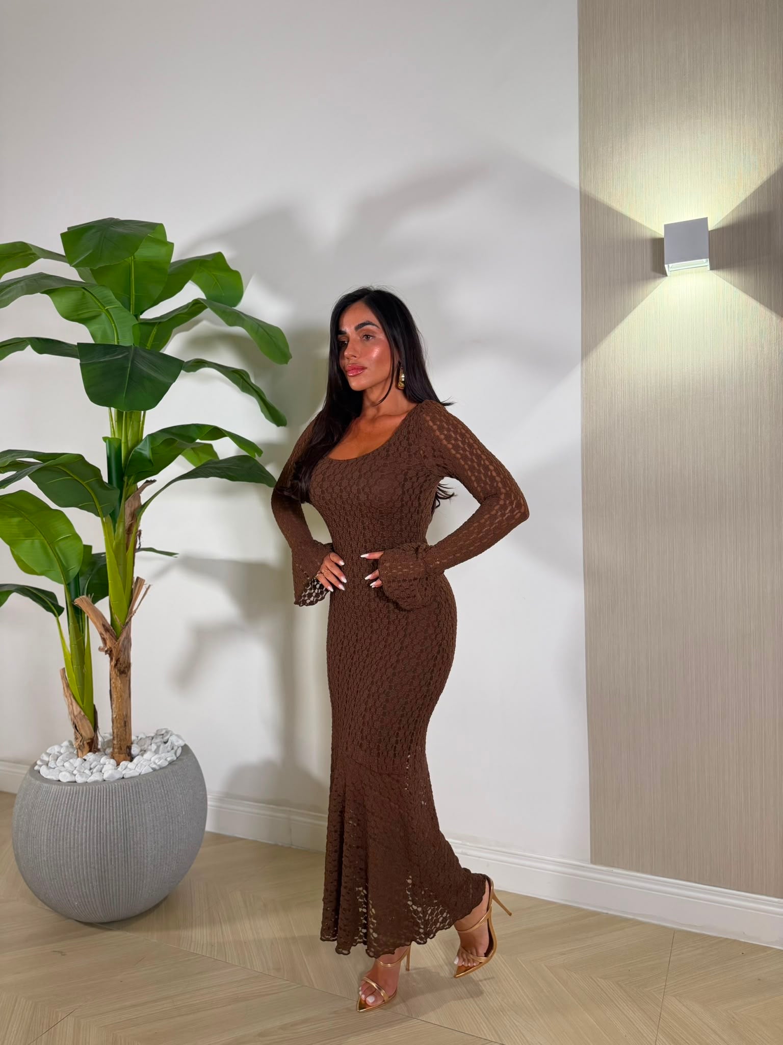 Dress Kenza Marrone