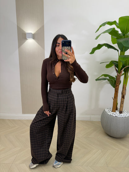 Pantalone a quadri
