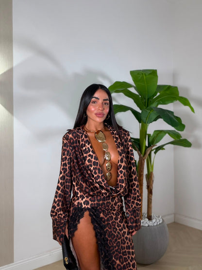 Dress Party Leopard