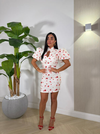 Dress Fiorellini Rossi