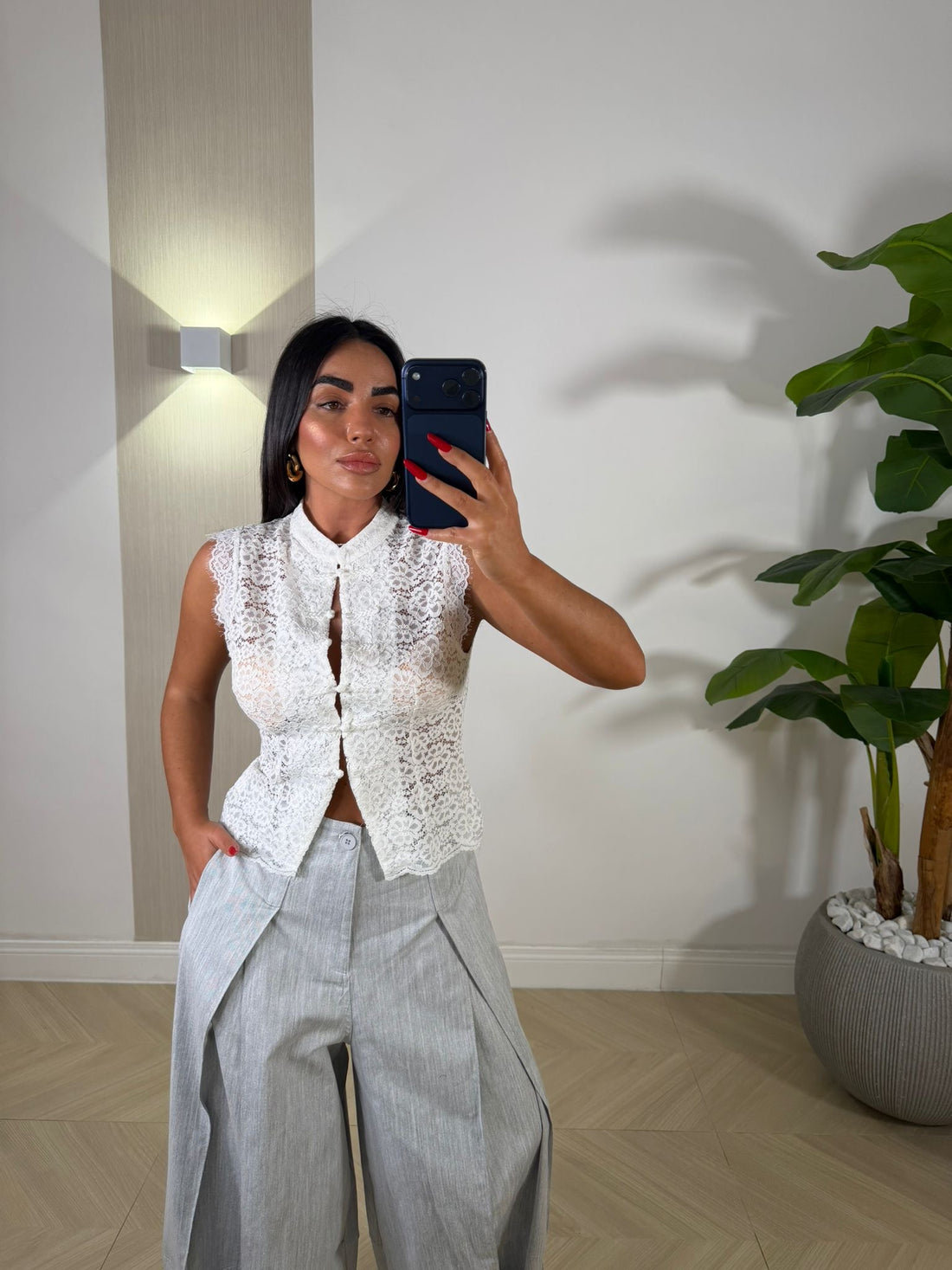 Camicietta Top Mocha